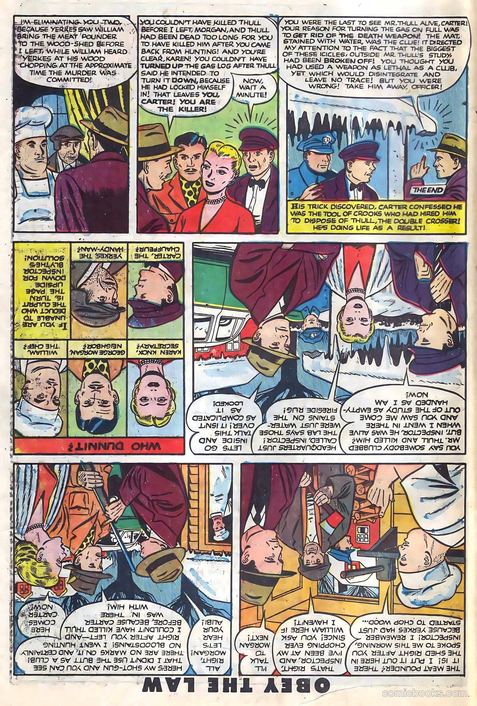 Crime and Punishment #36 (1951) — page 47 of 50