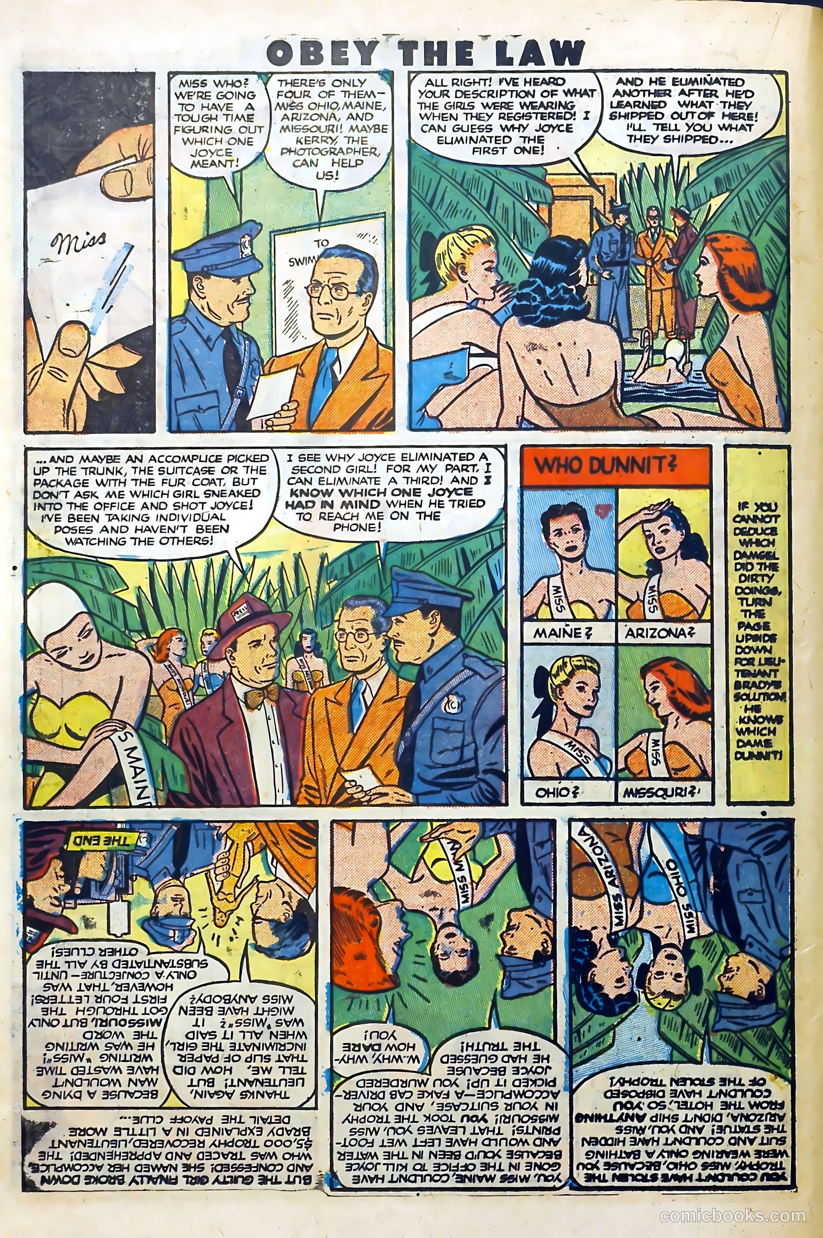 Crime and Punishment #37 (1951) — page 34 of 52