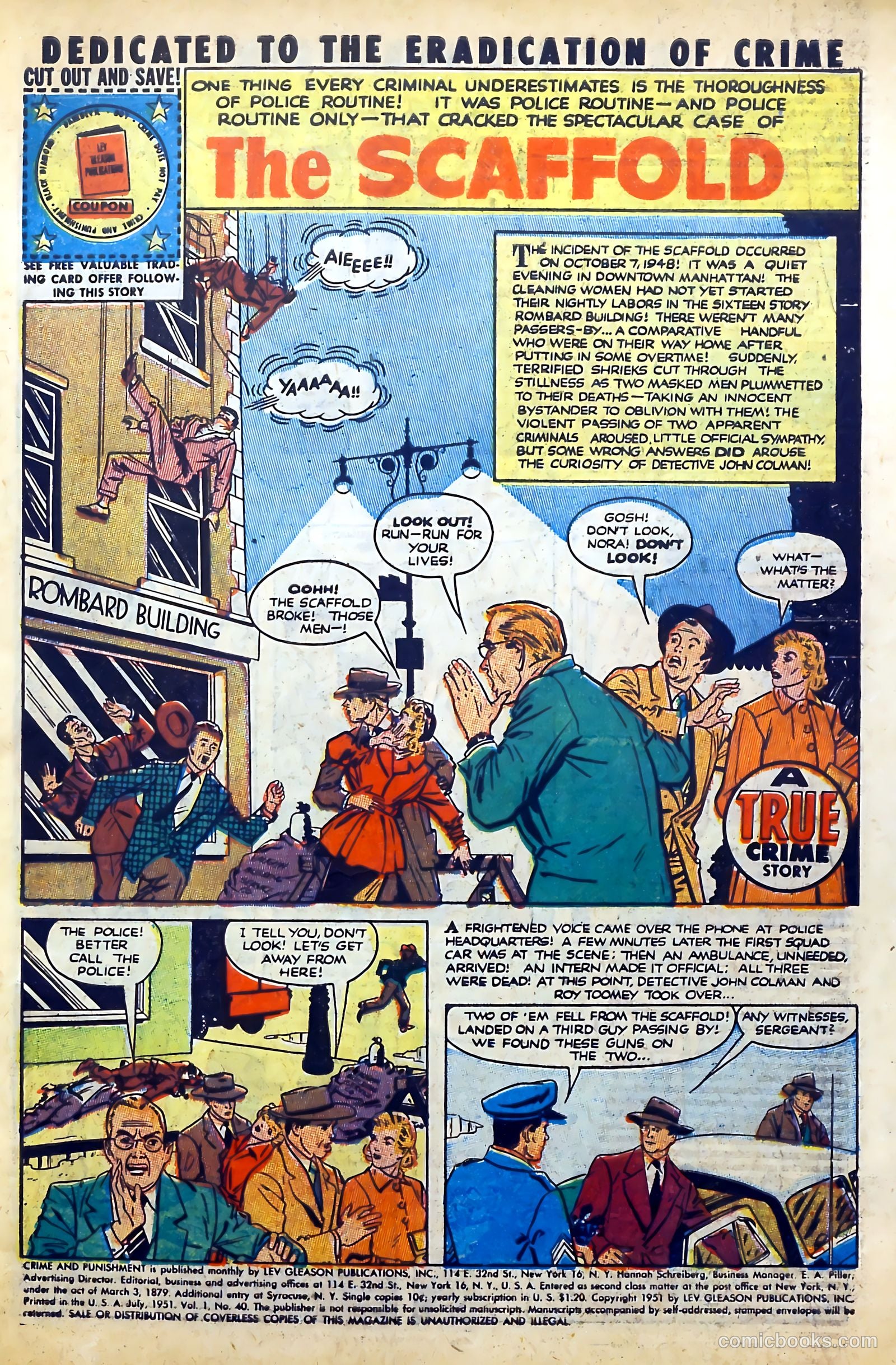 Crime and Punishment #40 (1951) — page 3 of 52