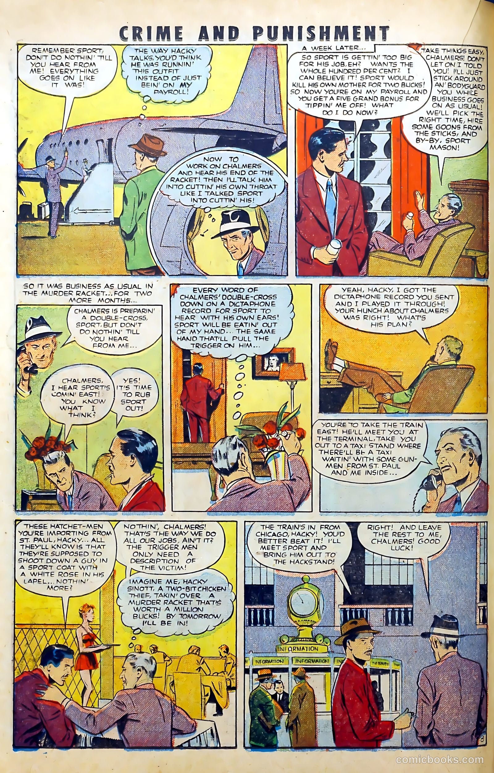 Crime and Punishment #40 (1951) — page 22 of 52