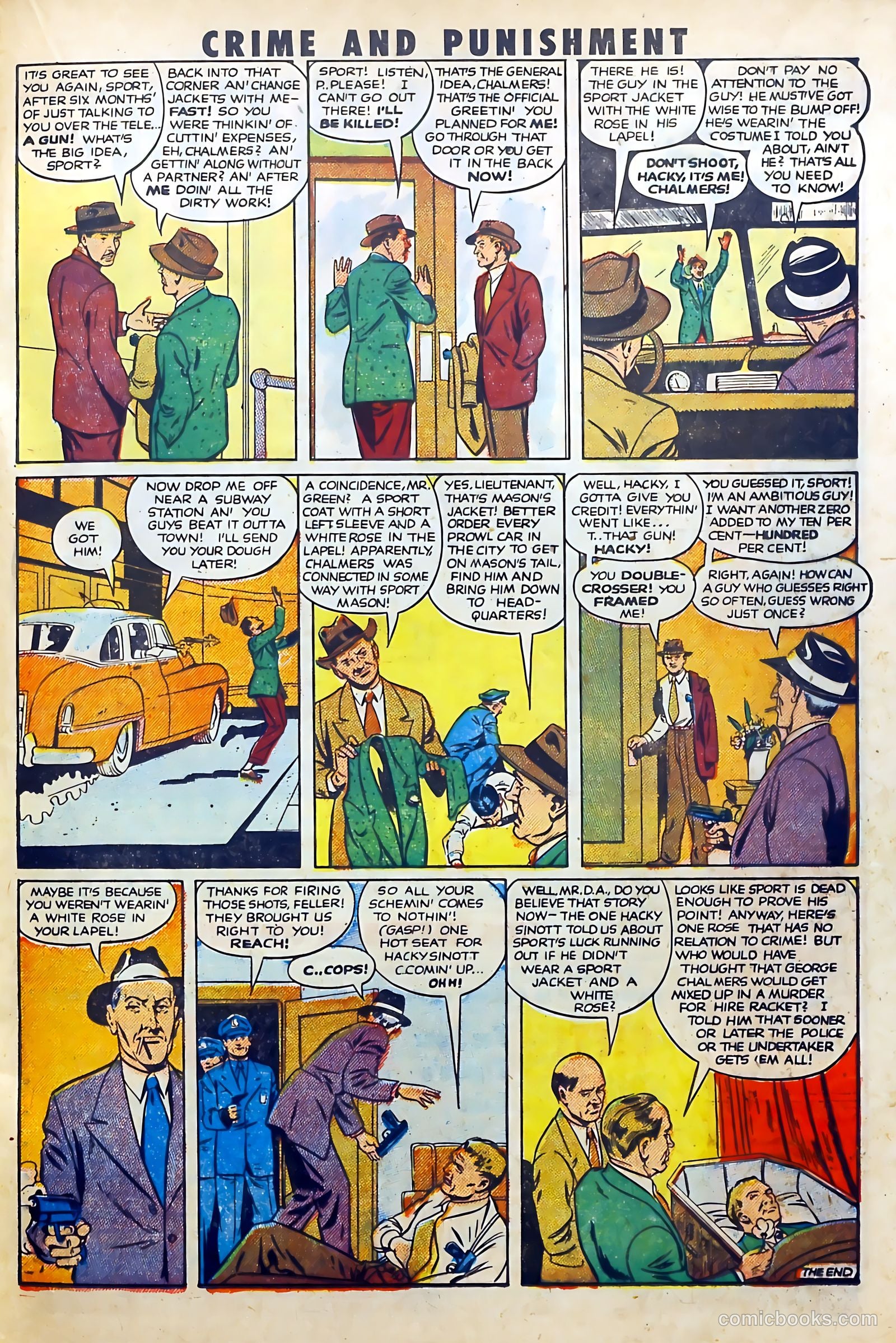 Crime and Punishment #40 (1951) — page 23 of 52
