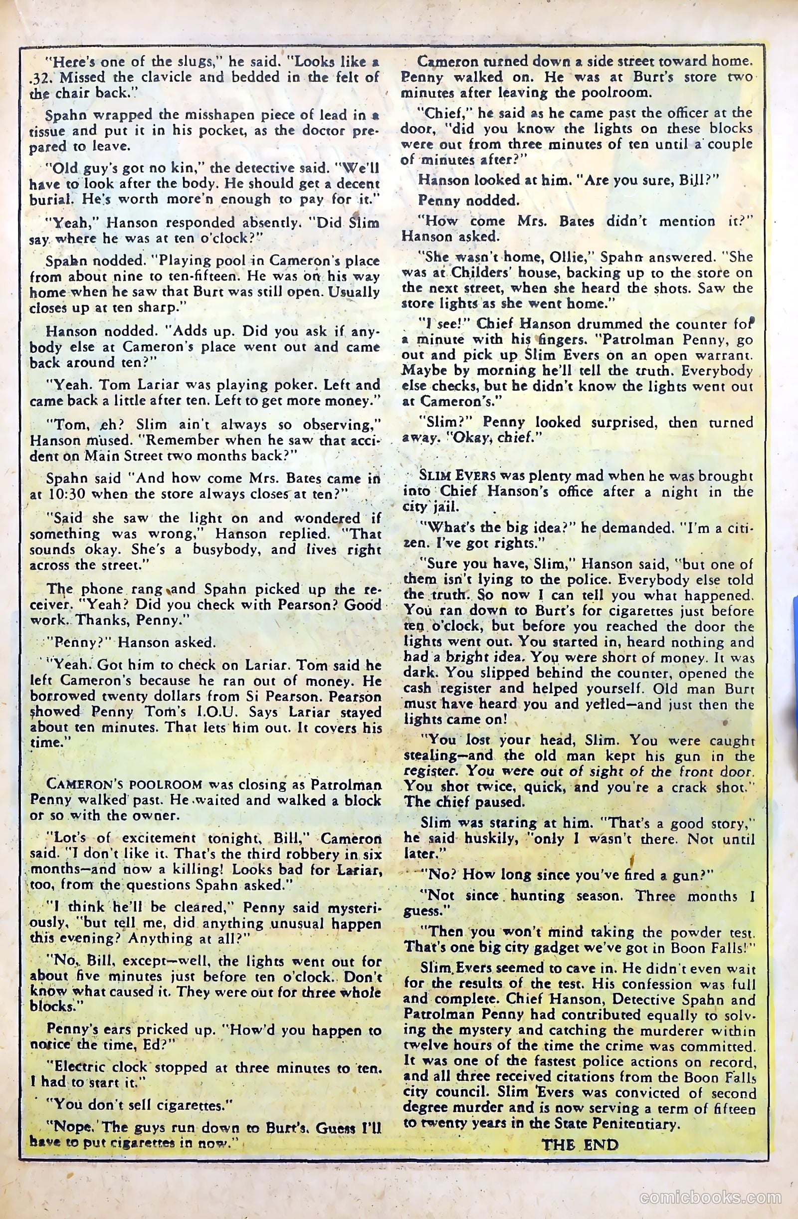 Crime and Punishment #40 (1951) — page 27 of 52