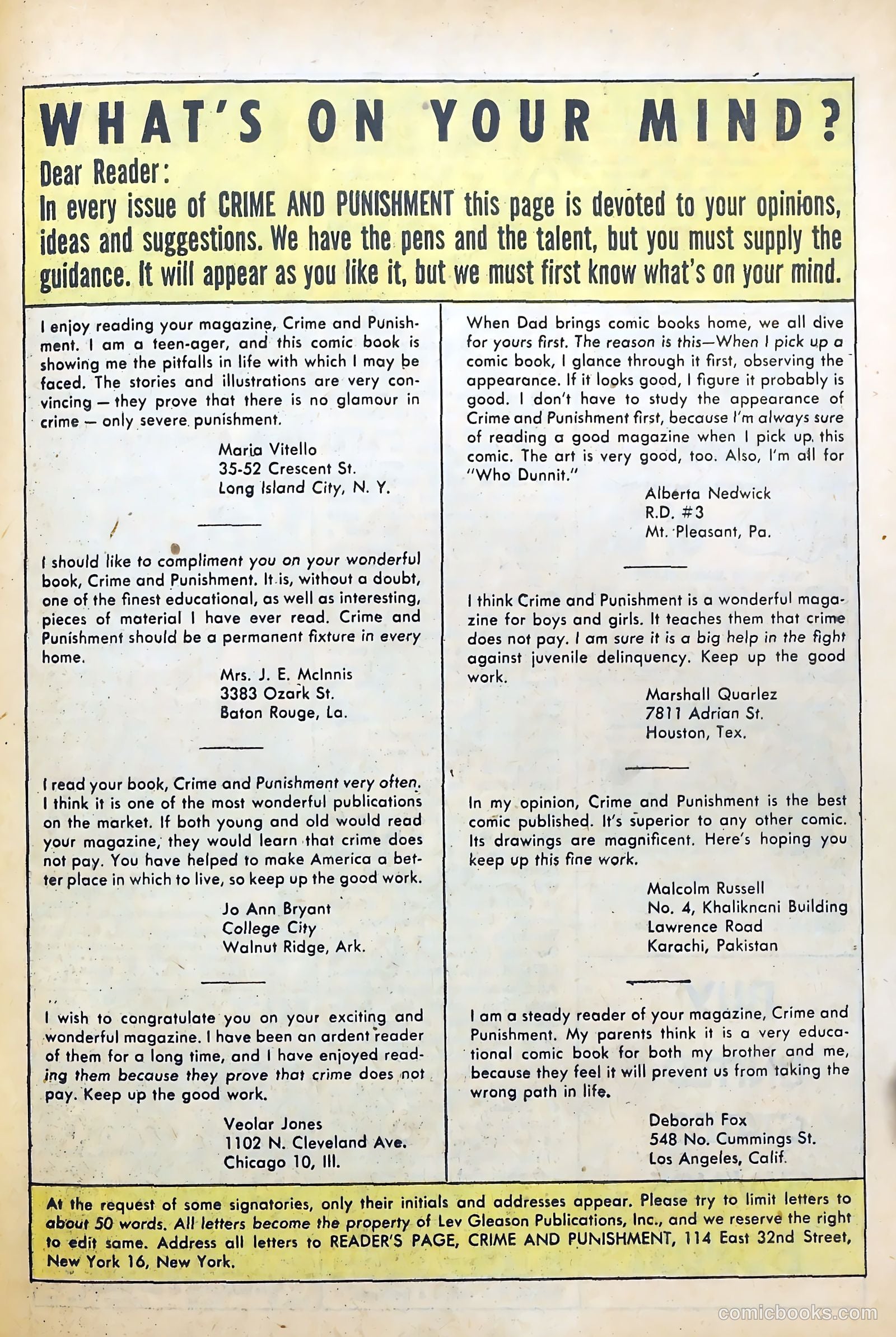 Crime and Punishment #40 (1951) — page 41 of 52