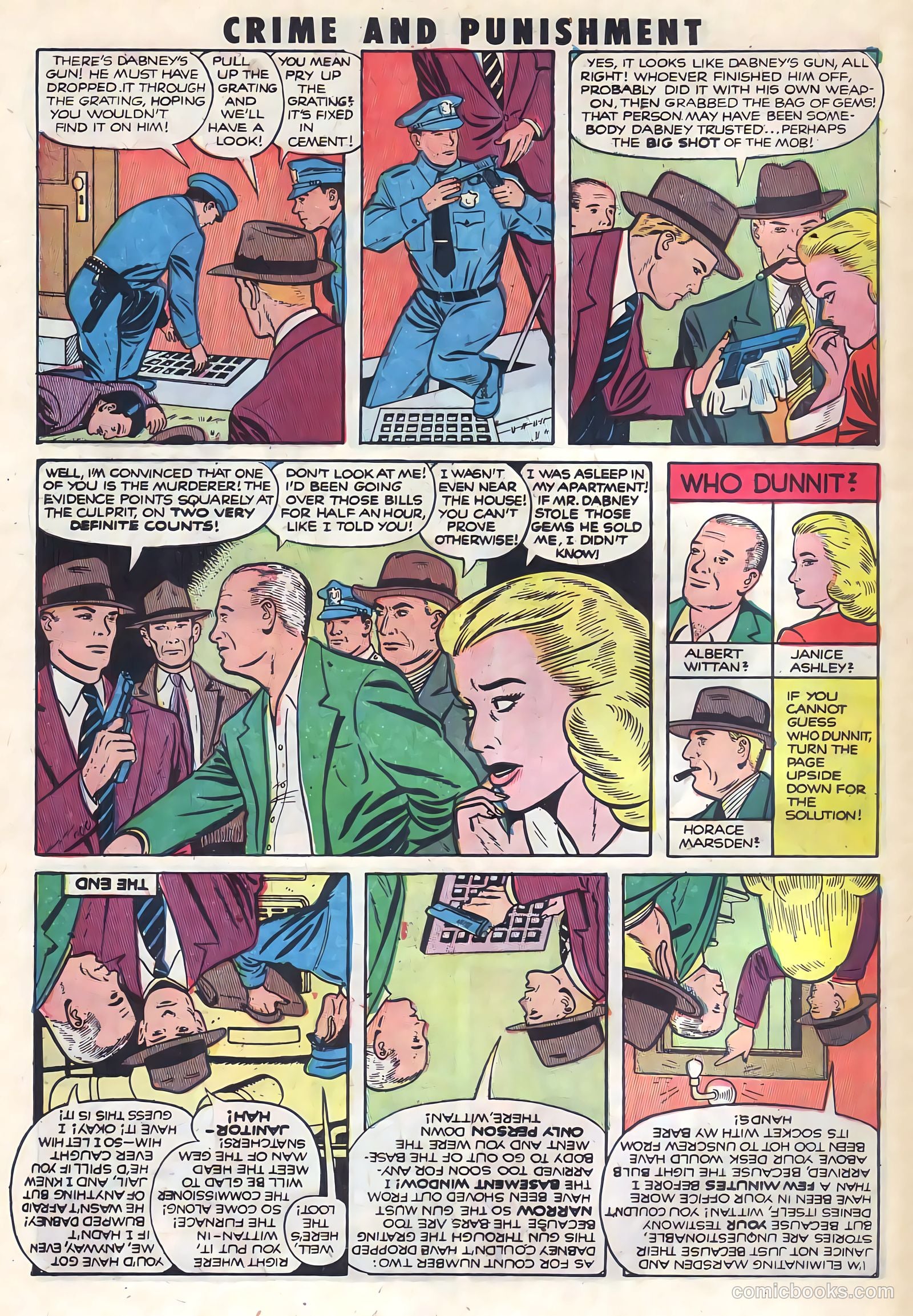 Crime and Punishment #41 (1951) — page 48 of 53