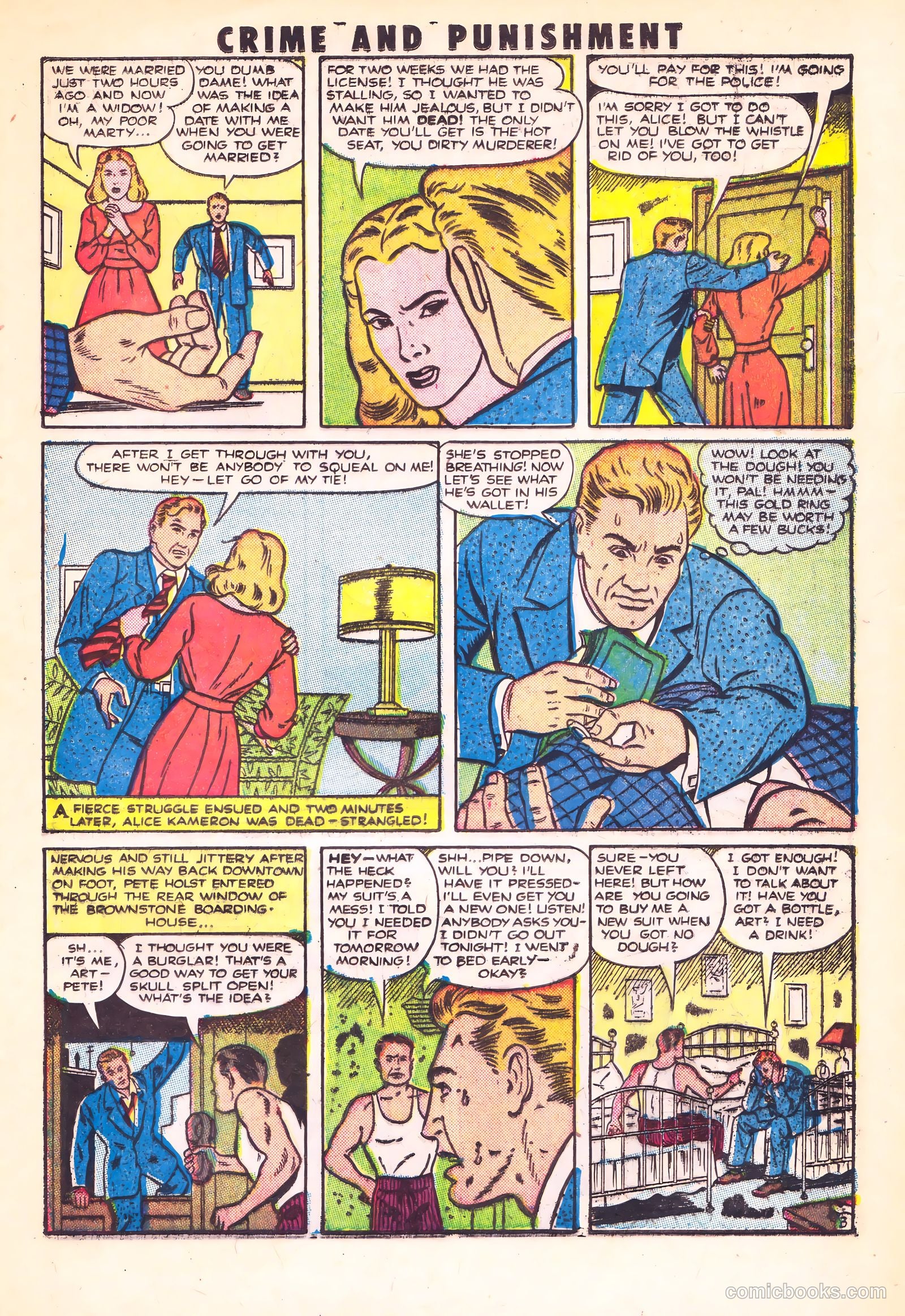 Crime and Punishment #44 (1951) — page 23 of 37