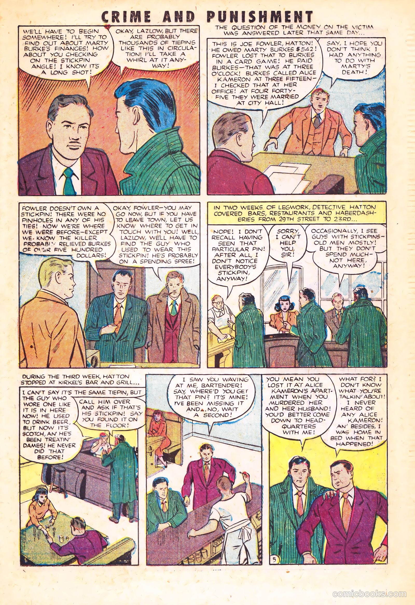 Crime and Punishment #44 (1951) — page 25 of 37