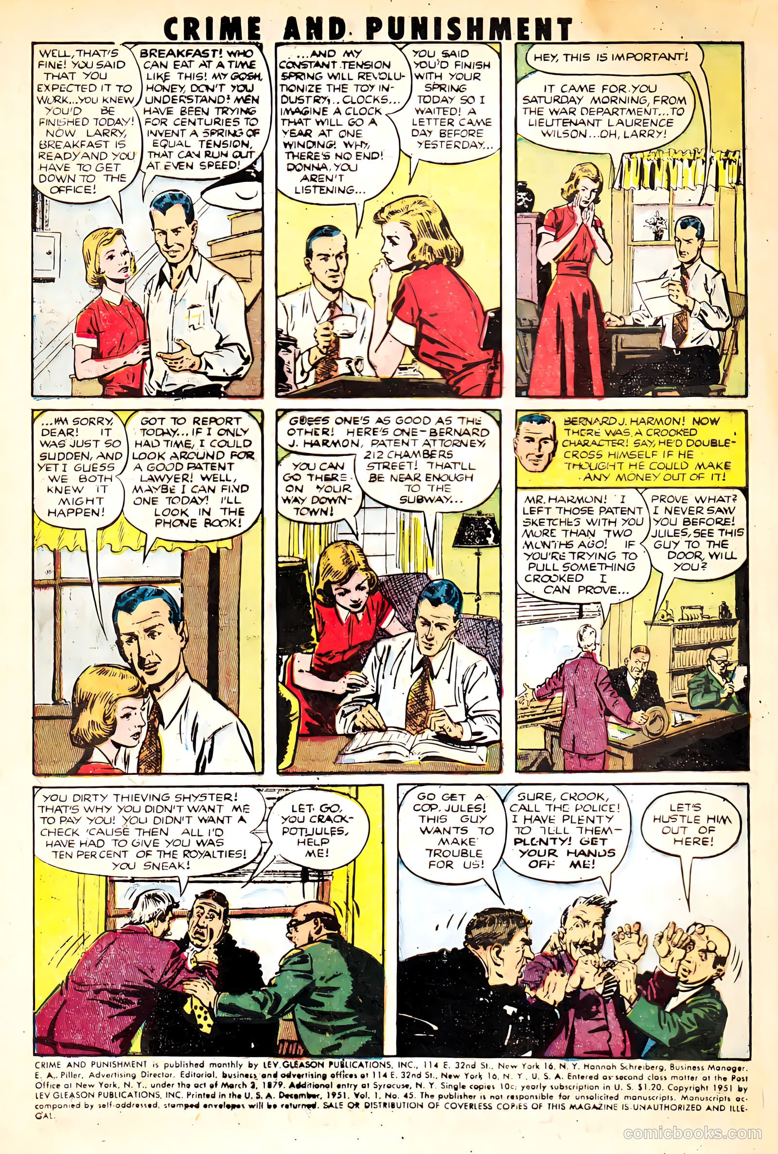 Crime and Punishment #45 (1951) — page 4 of 34
