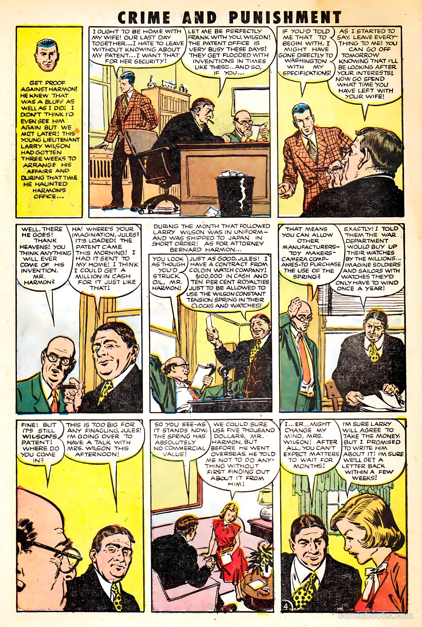 Crime and Punishment #45 (1951) — page 6 of 34