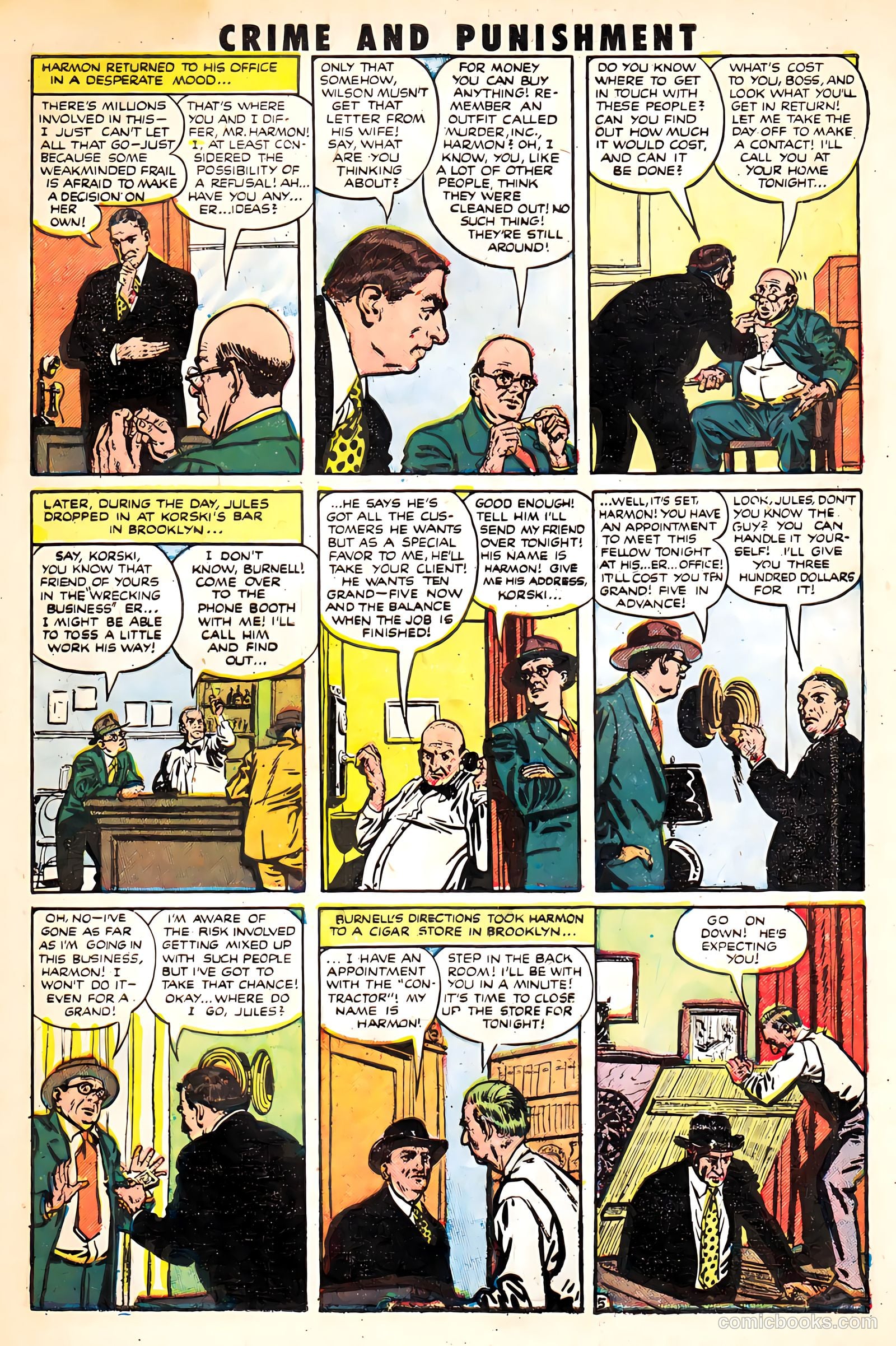 Crime and Punishment #45 (1951) — page 7 of 34