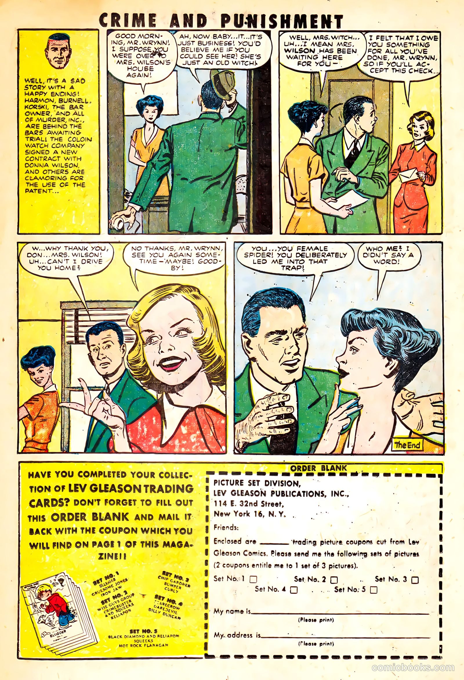Crime and Punishment #45 (1951) — page 13 of 34