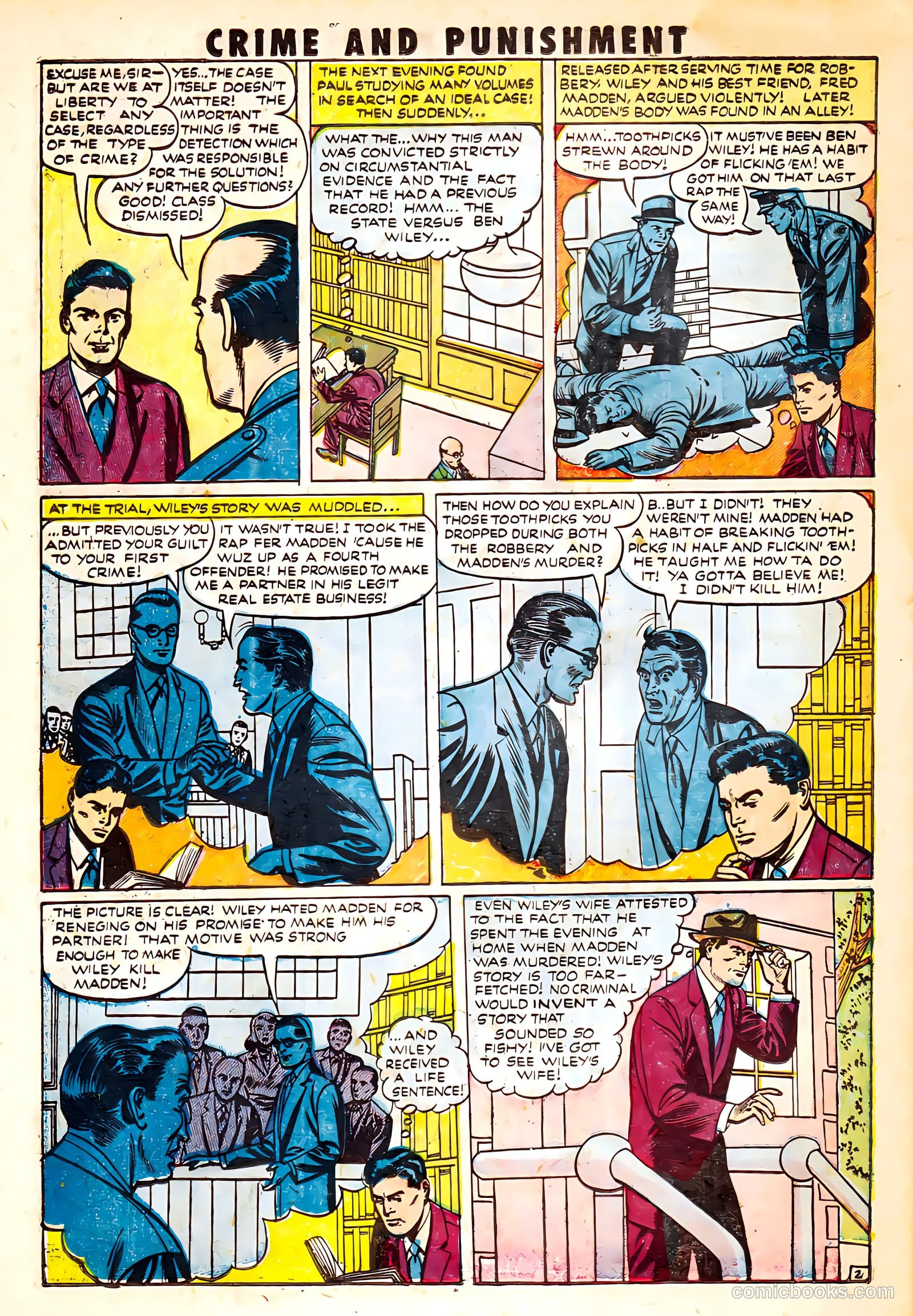 Crime and Punishment #45 (1951) — page 24 of 34