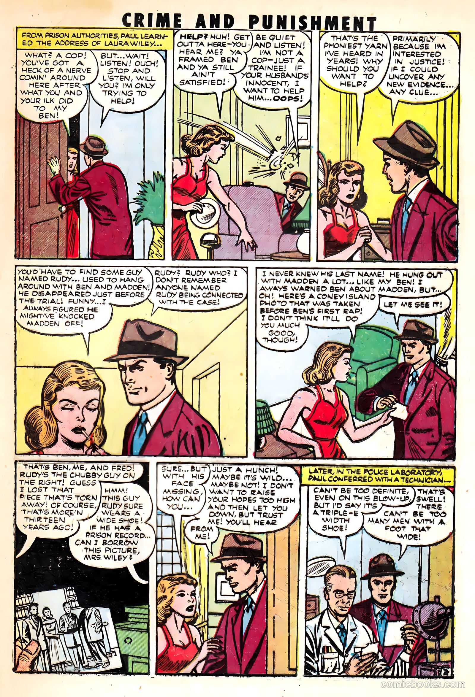 Crime and Punishment #45 (1951) — page 25 of 34