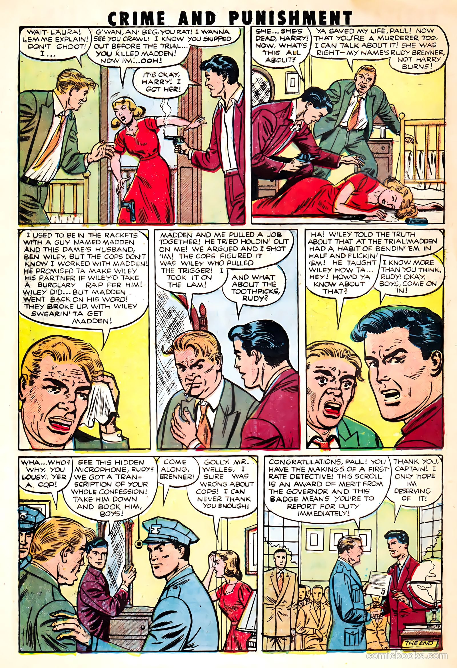 Crime and Punishment #45 (1951) — page 28 of 34