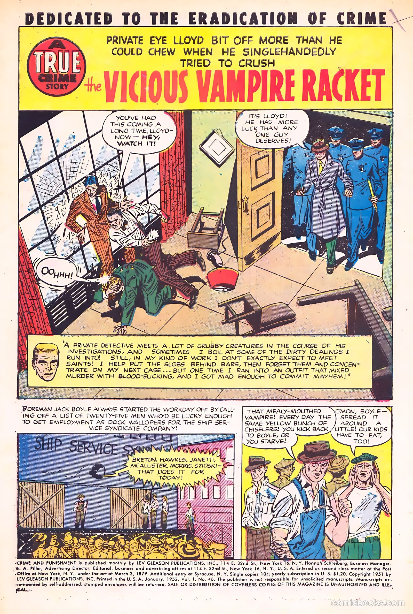 Crime and Punishment #46 (1952) — page 3 of 36