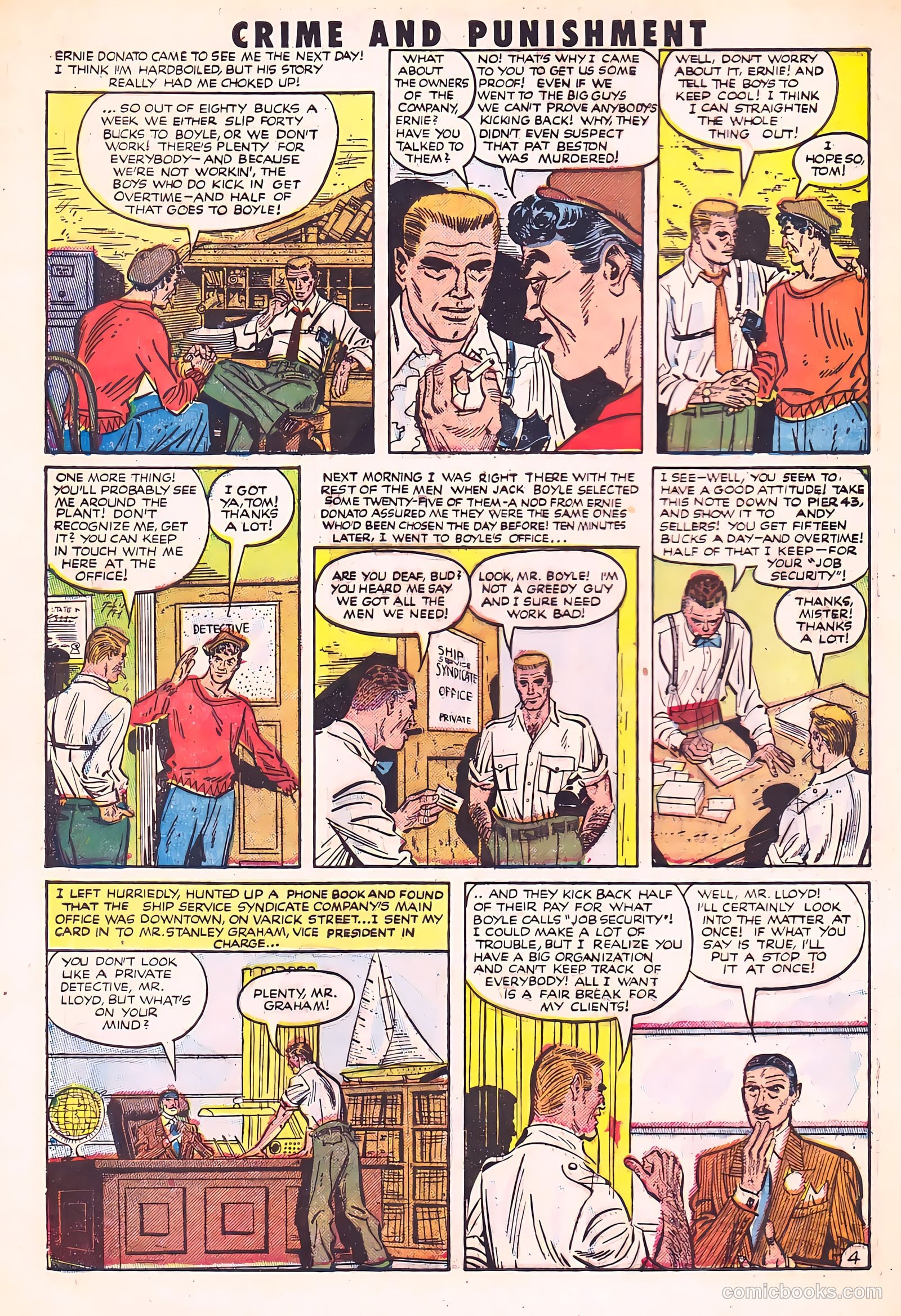 Crime and Punishment #46 (1952) — page 6 of 36