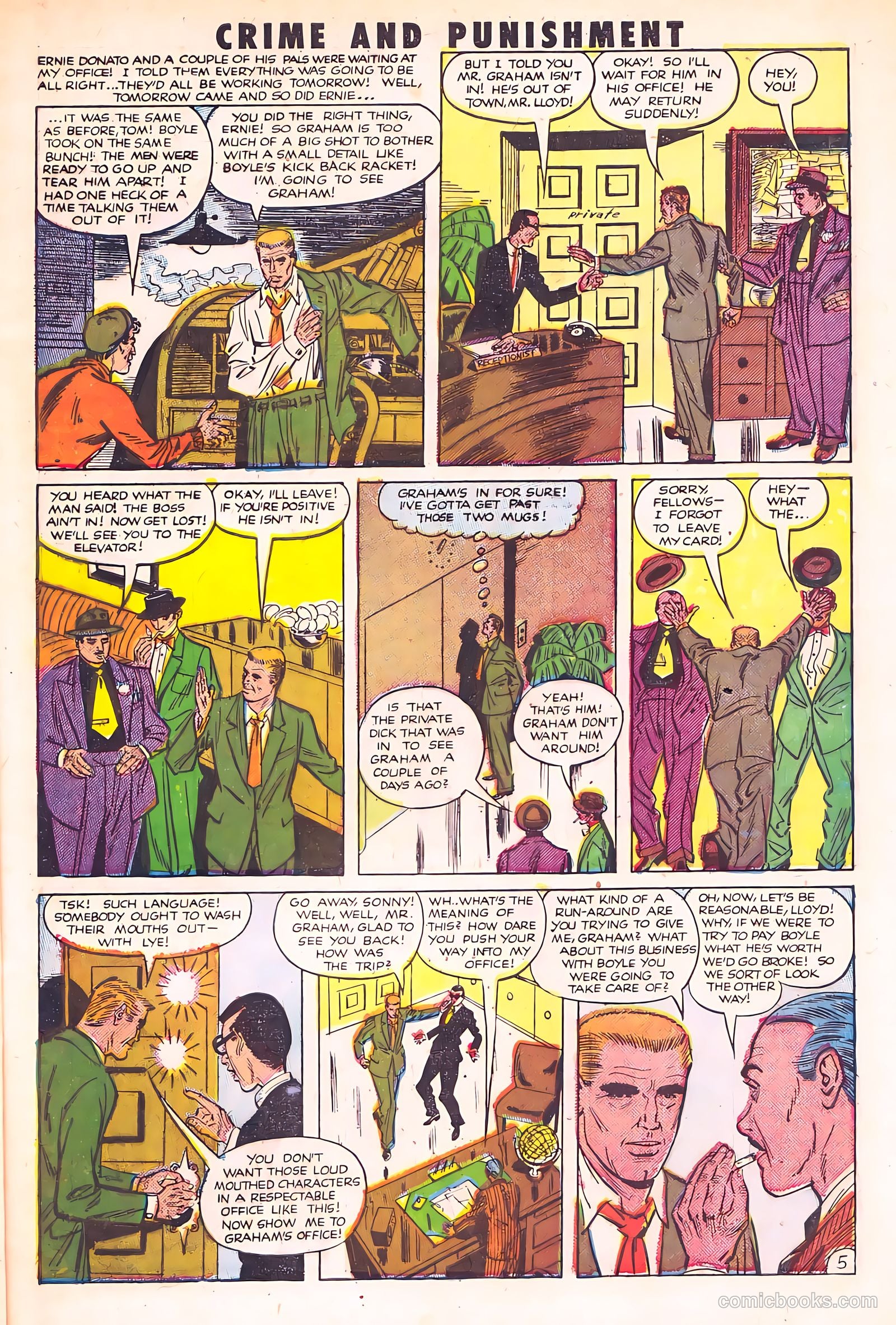 Crime and Punishment #46 (1952) — page 7 of 36