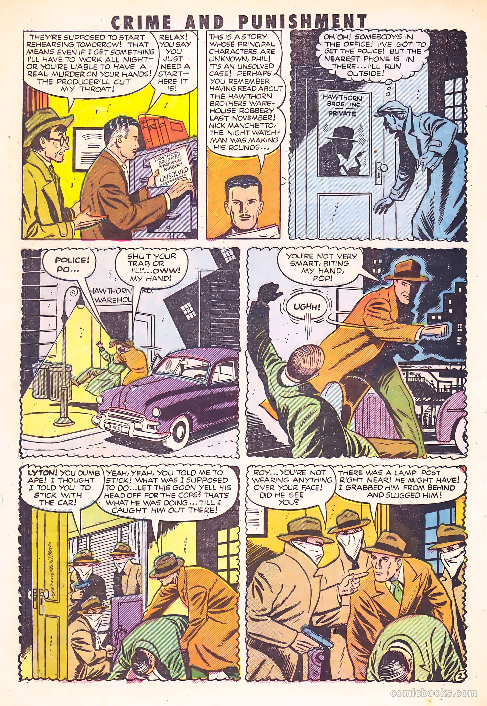 Crime and Punishment #46 (1952) — page 22 of 36