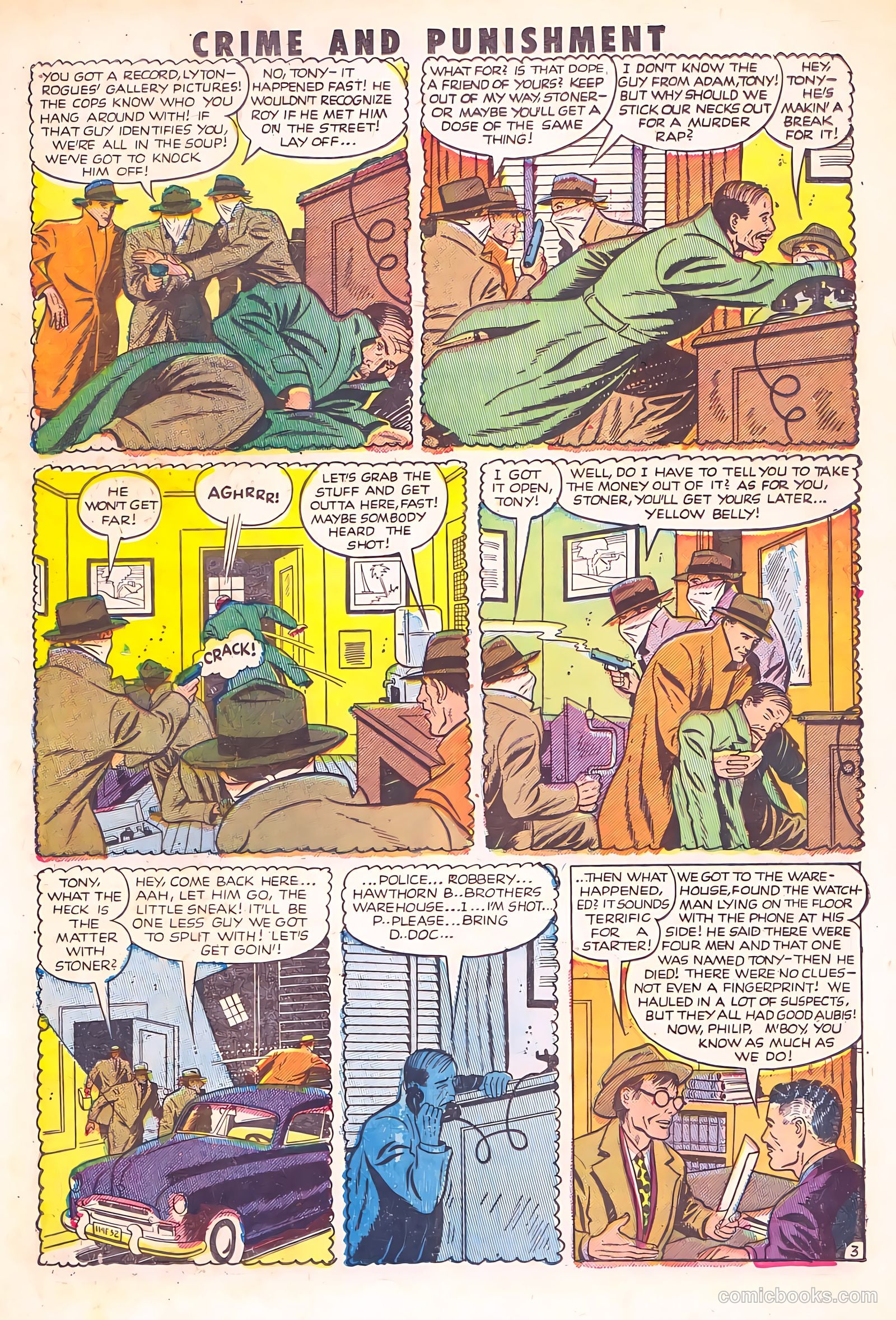 Crime and Punishment #46 (1952) — page 23 of 36