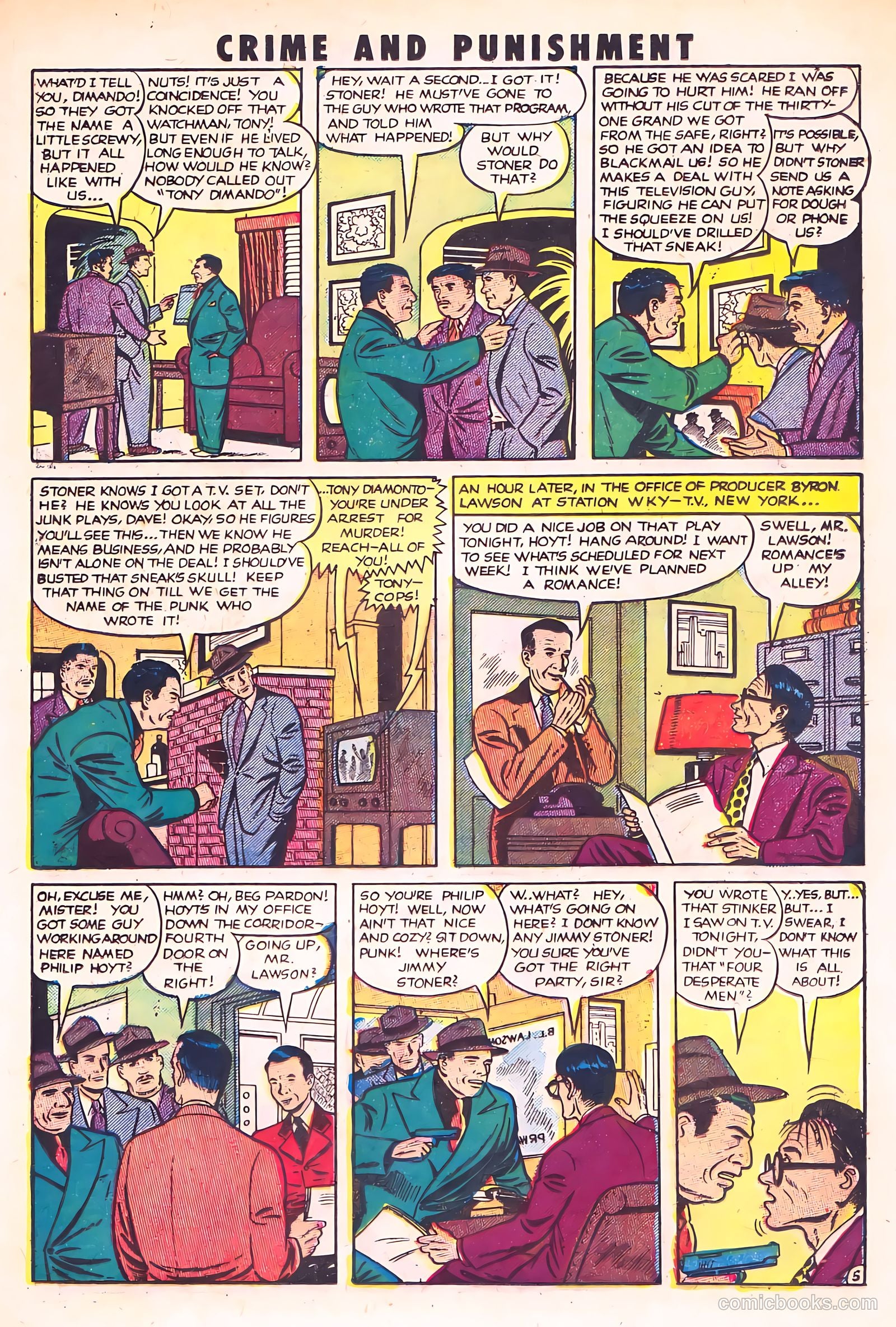 Crime and Punishment #46 (1952) — page 25 of 36