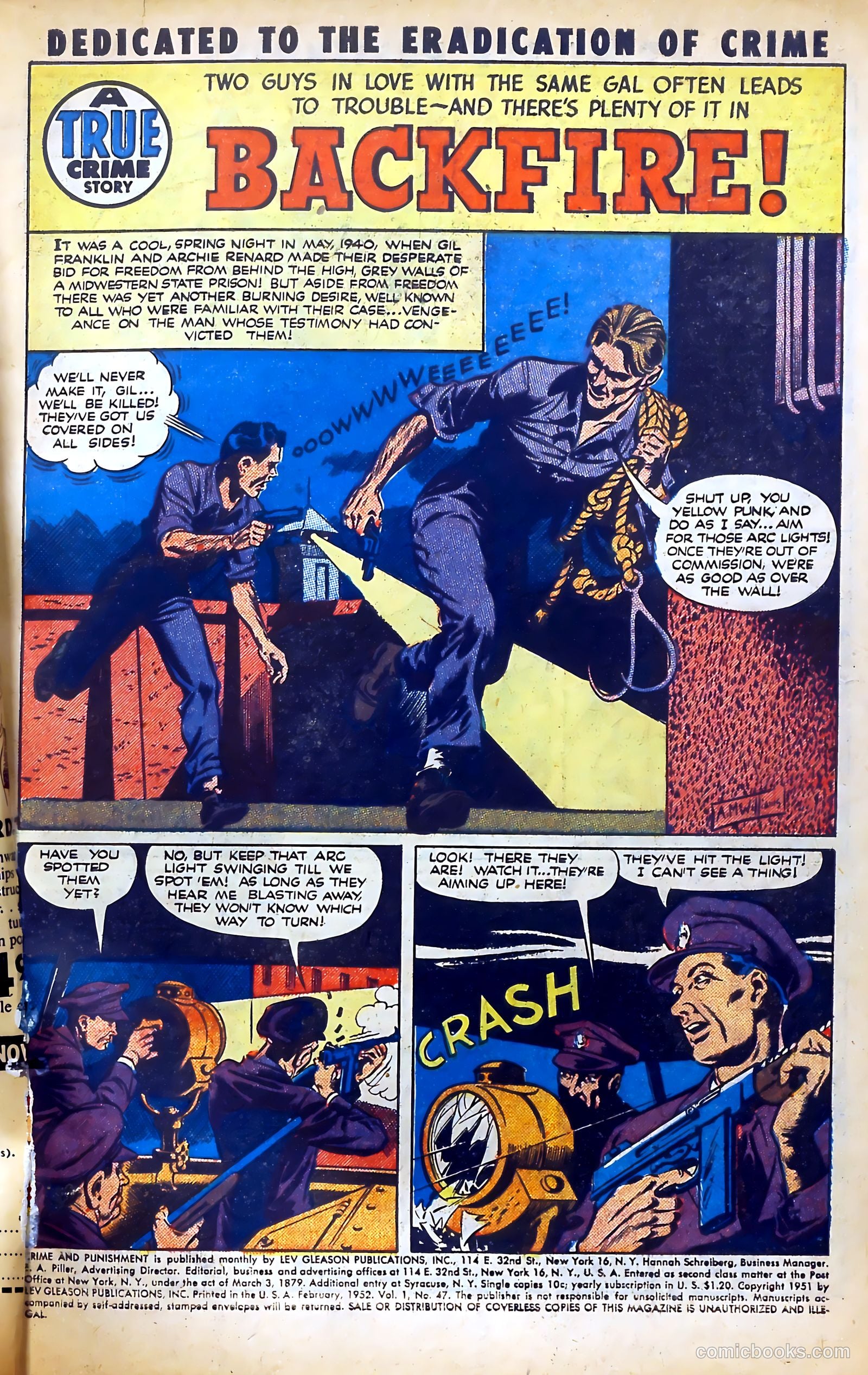 Crime and Punishment #47 (1952) — page 3 of 36