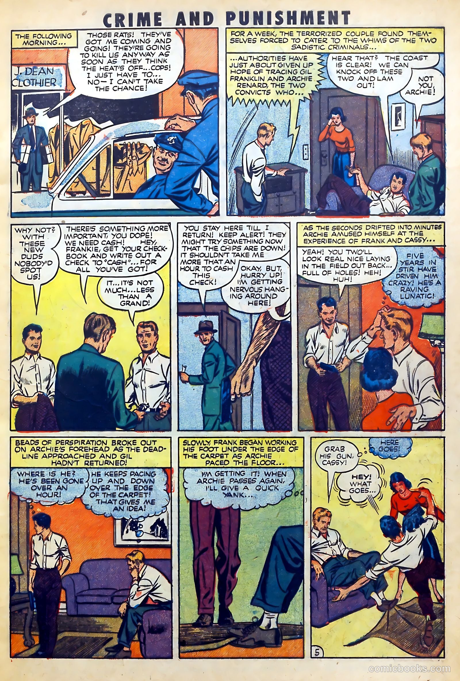 Crime and Punishment #47 (1952) — page 7 of 36