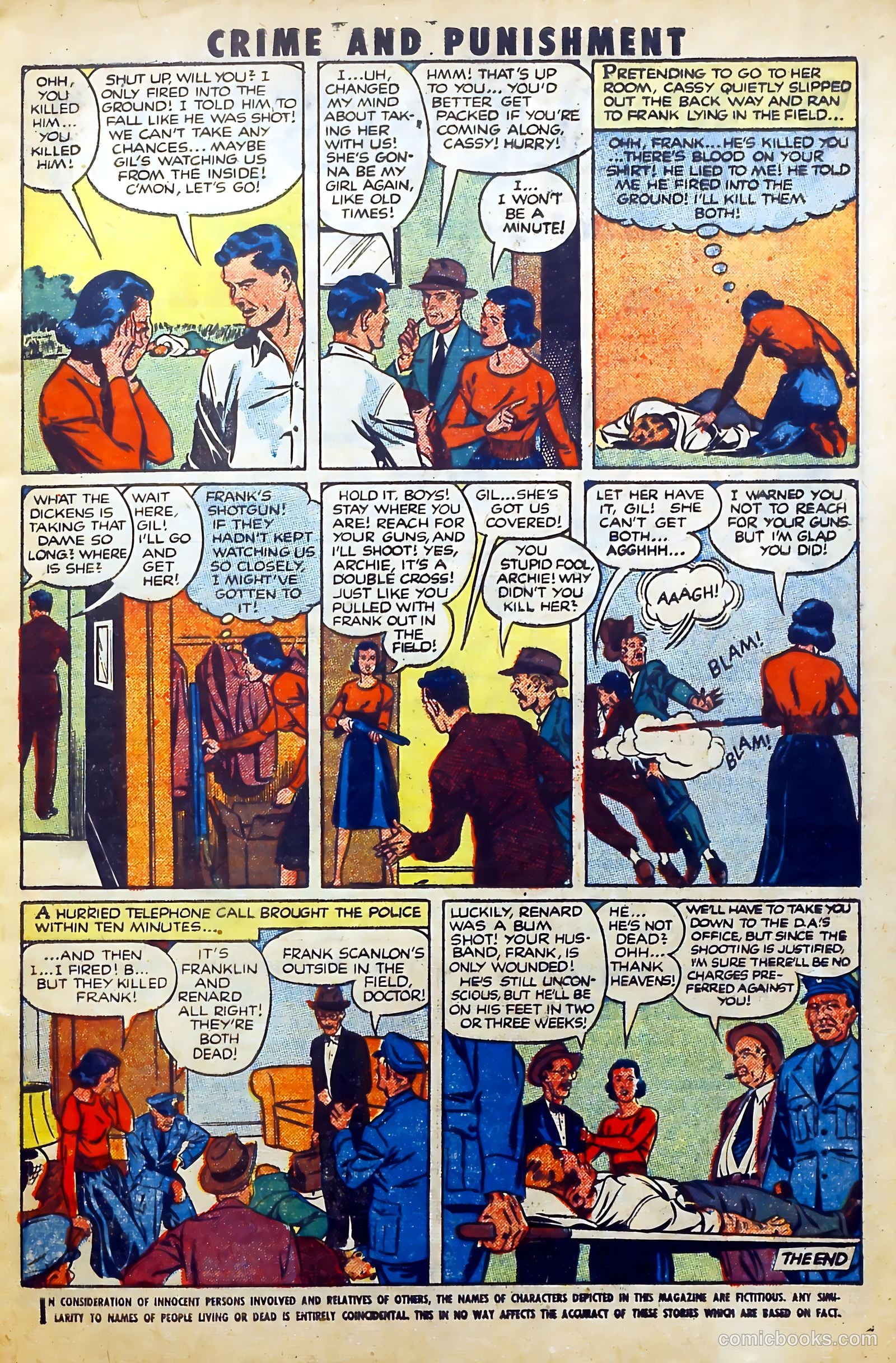 Crime and Punishment #47 (1952) — page 9 of 36