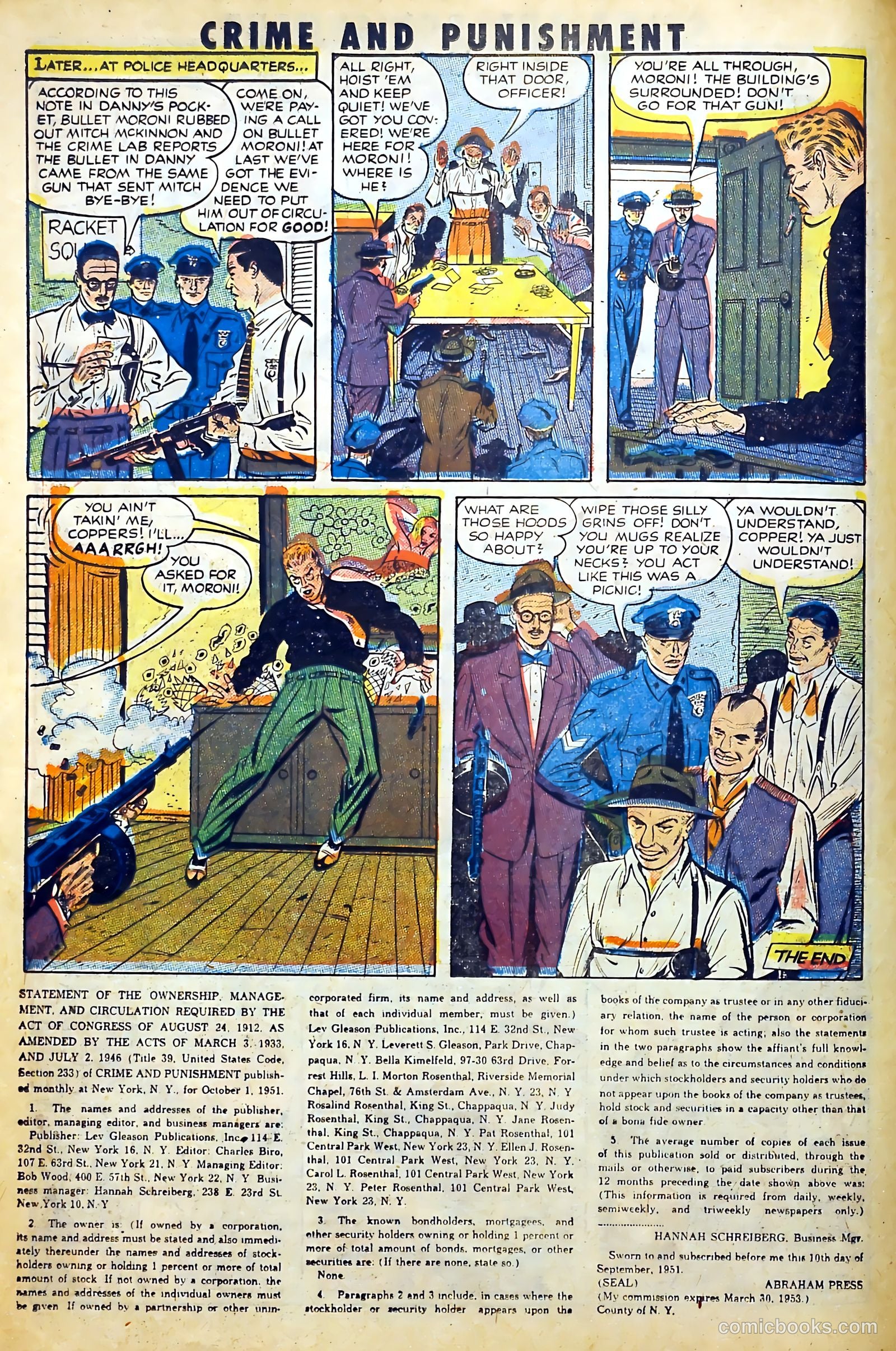 Crime and Punishment #47 (1952) — page 16 of 36