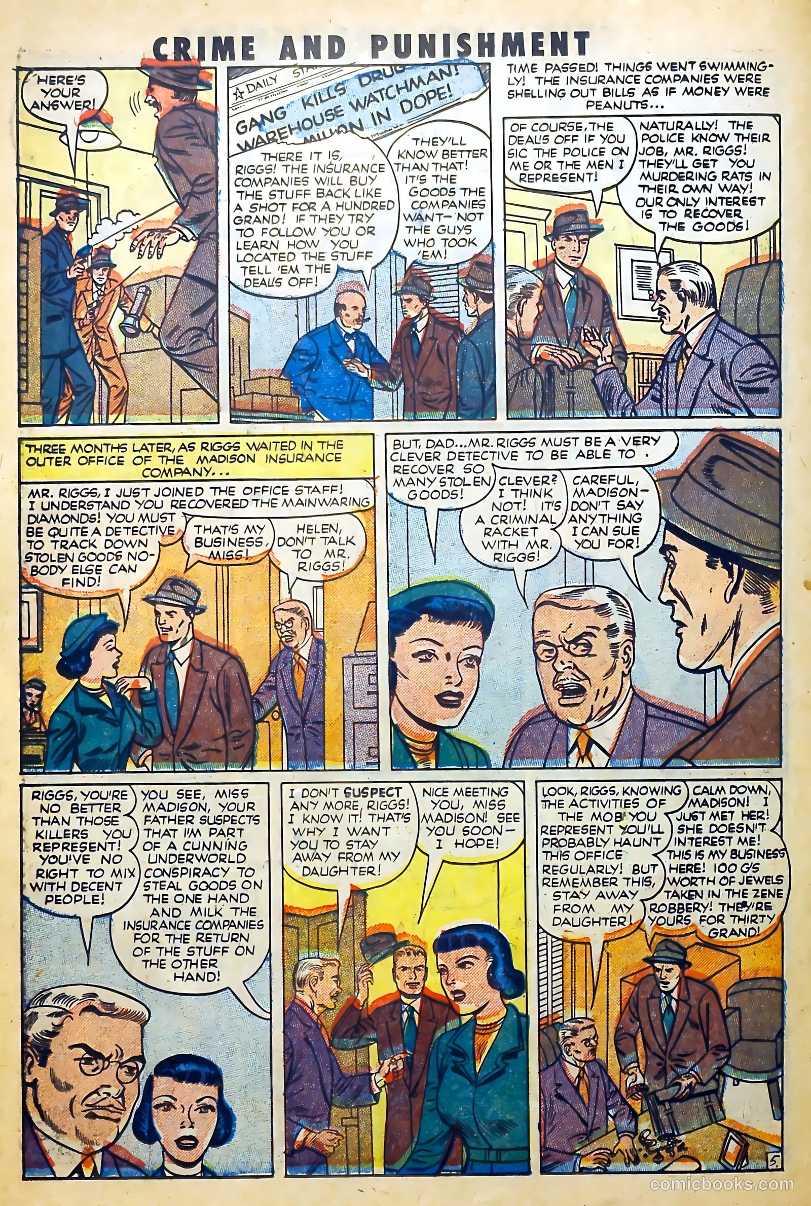 Crime and Punishment #47 (1952) — page 24 of 36