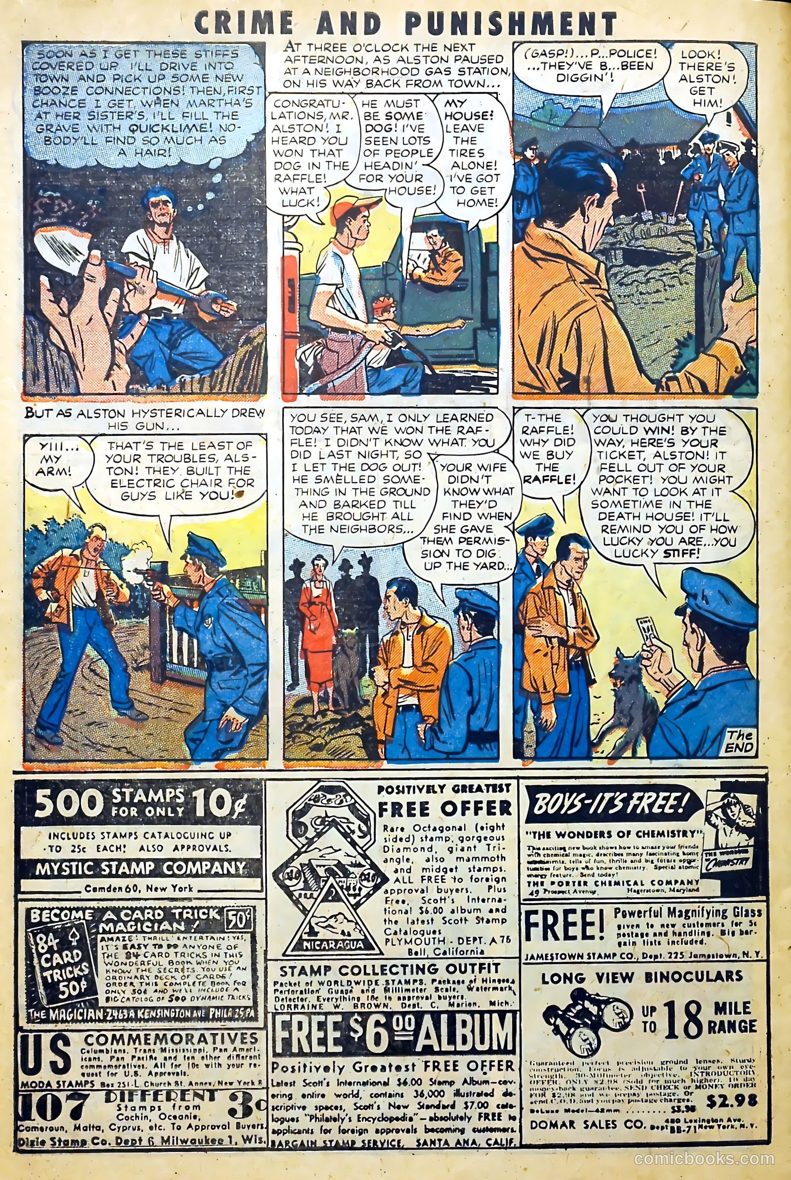 Crime and Punishment #47 (1952) — page 32 of 36