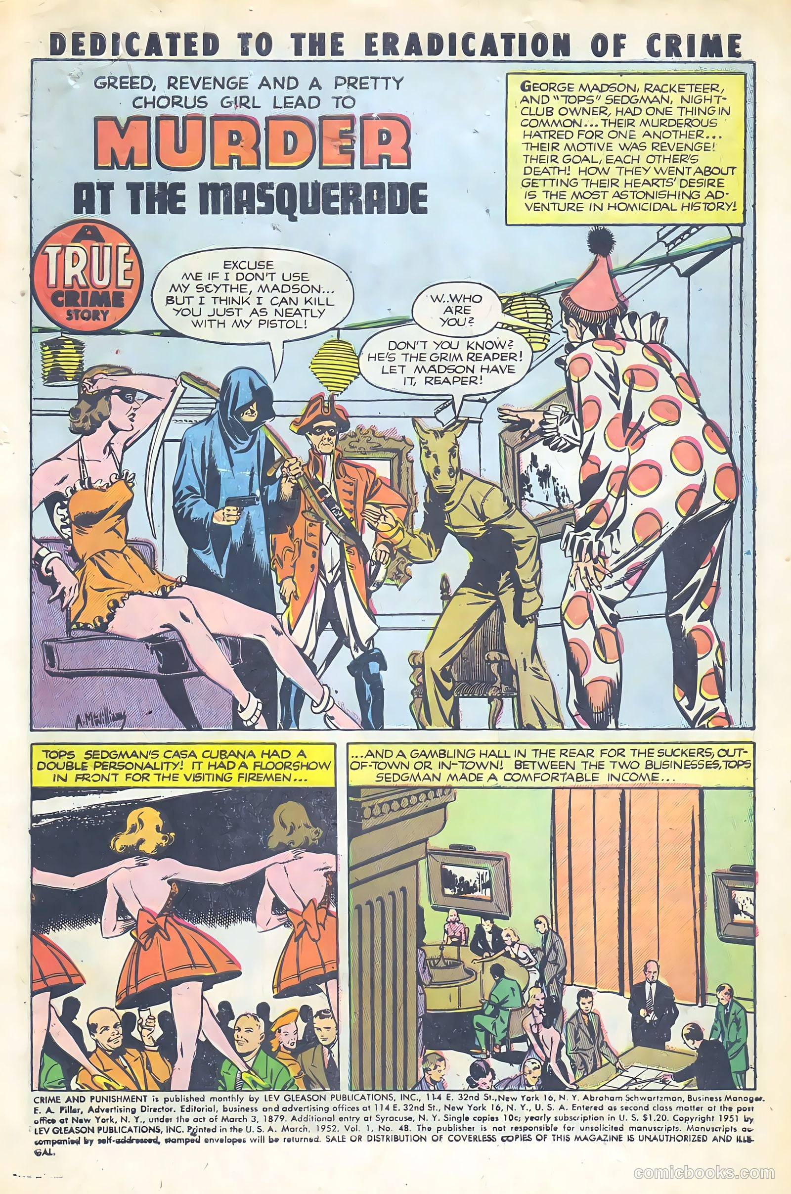 Crime and Punishment #48 (1952) — page 3 of 36