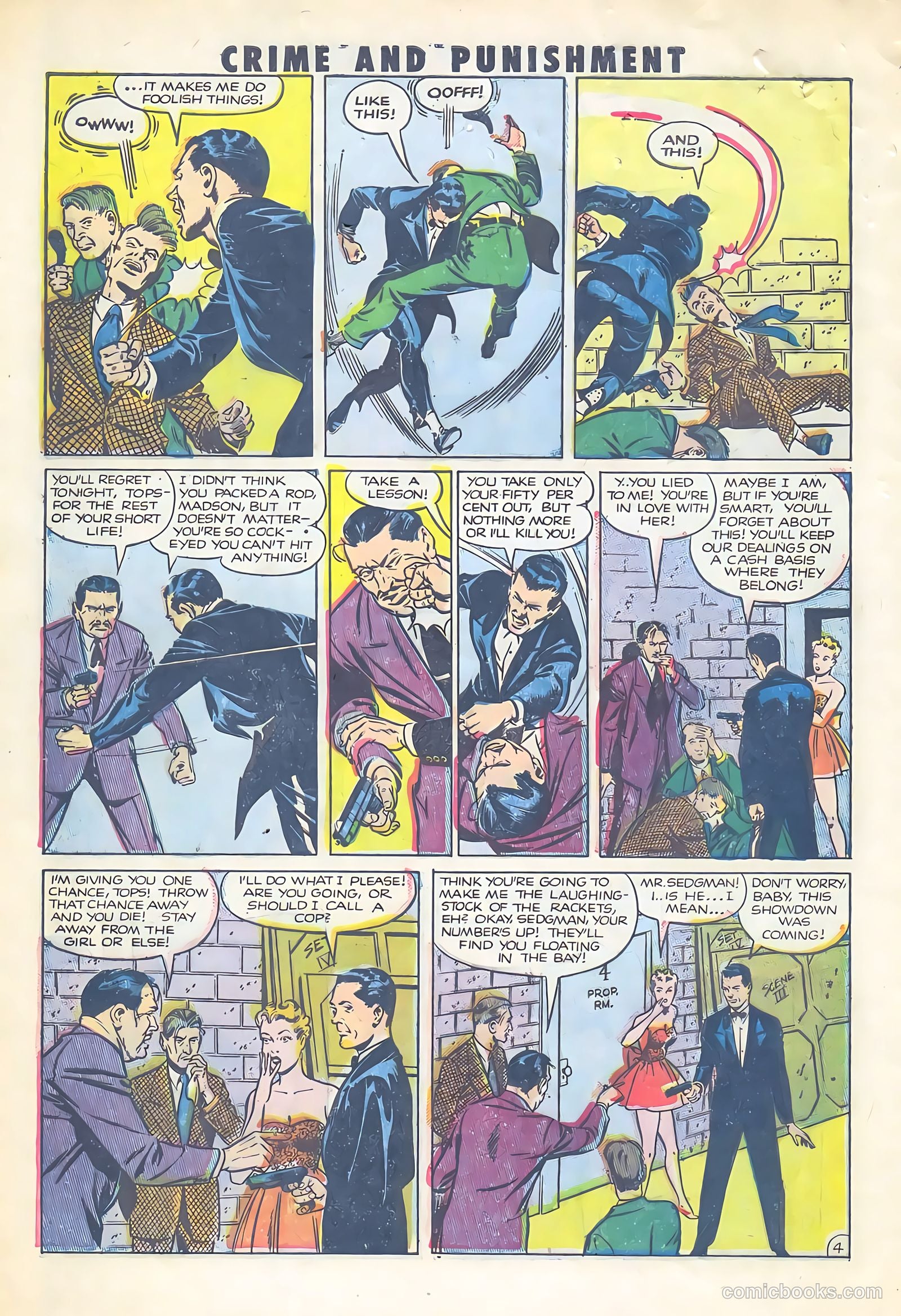 Crime and Punishment #48 (1952) — page 6 of 36