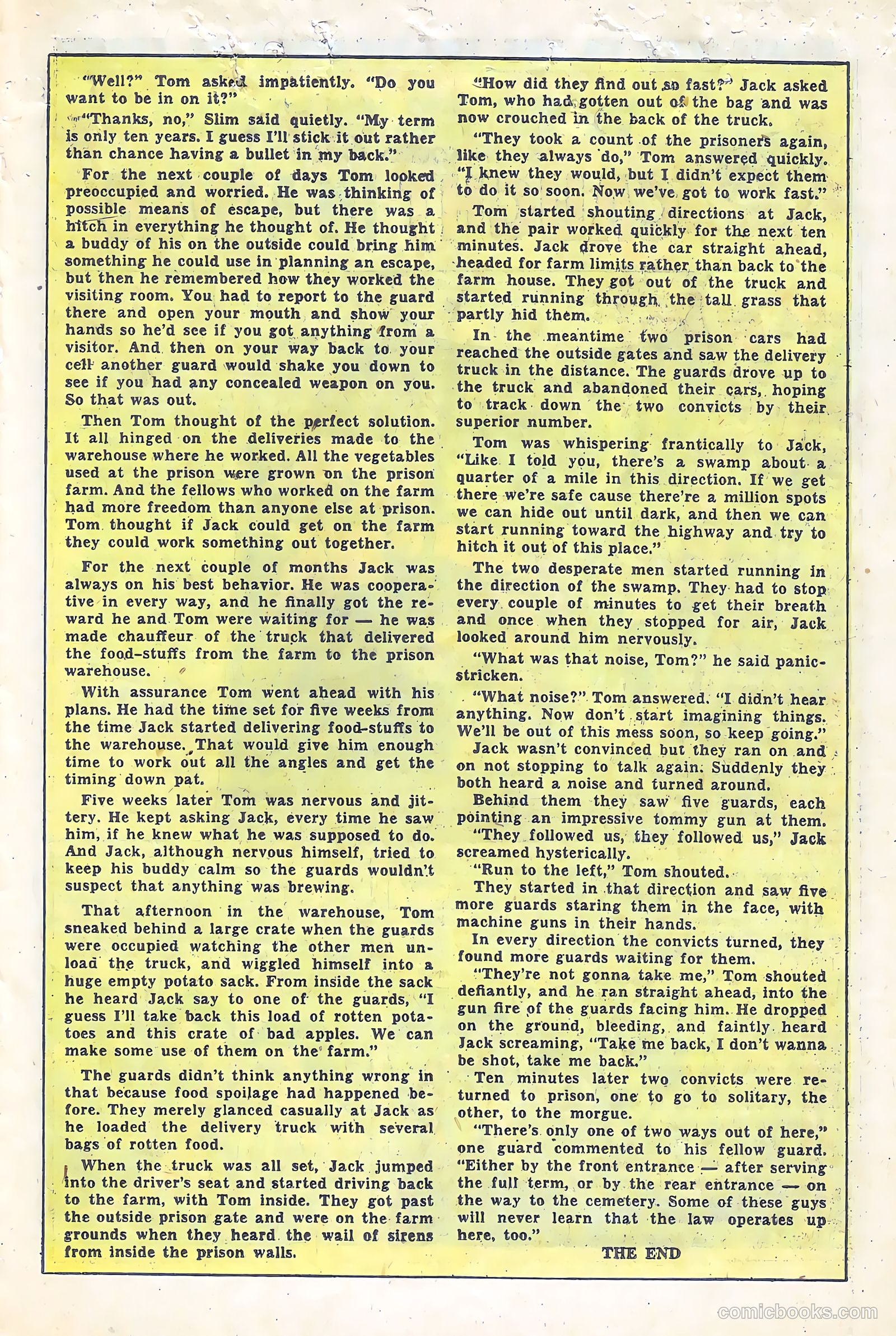 Crime and Punishment #48 (1952) — page 21 of 36