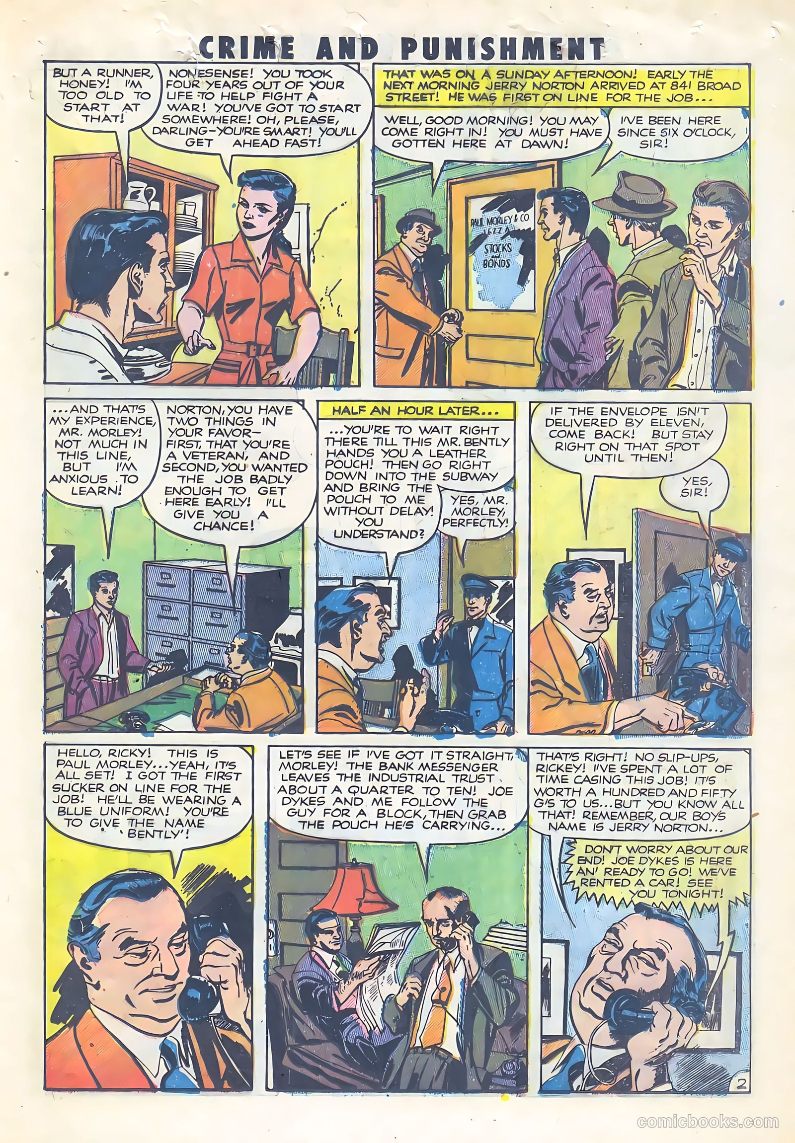 Crime and Punishment #48 (1952) — page 23 of 36