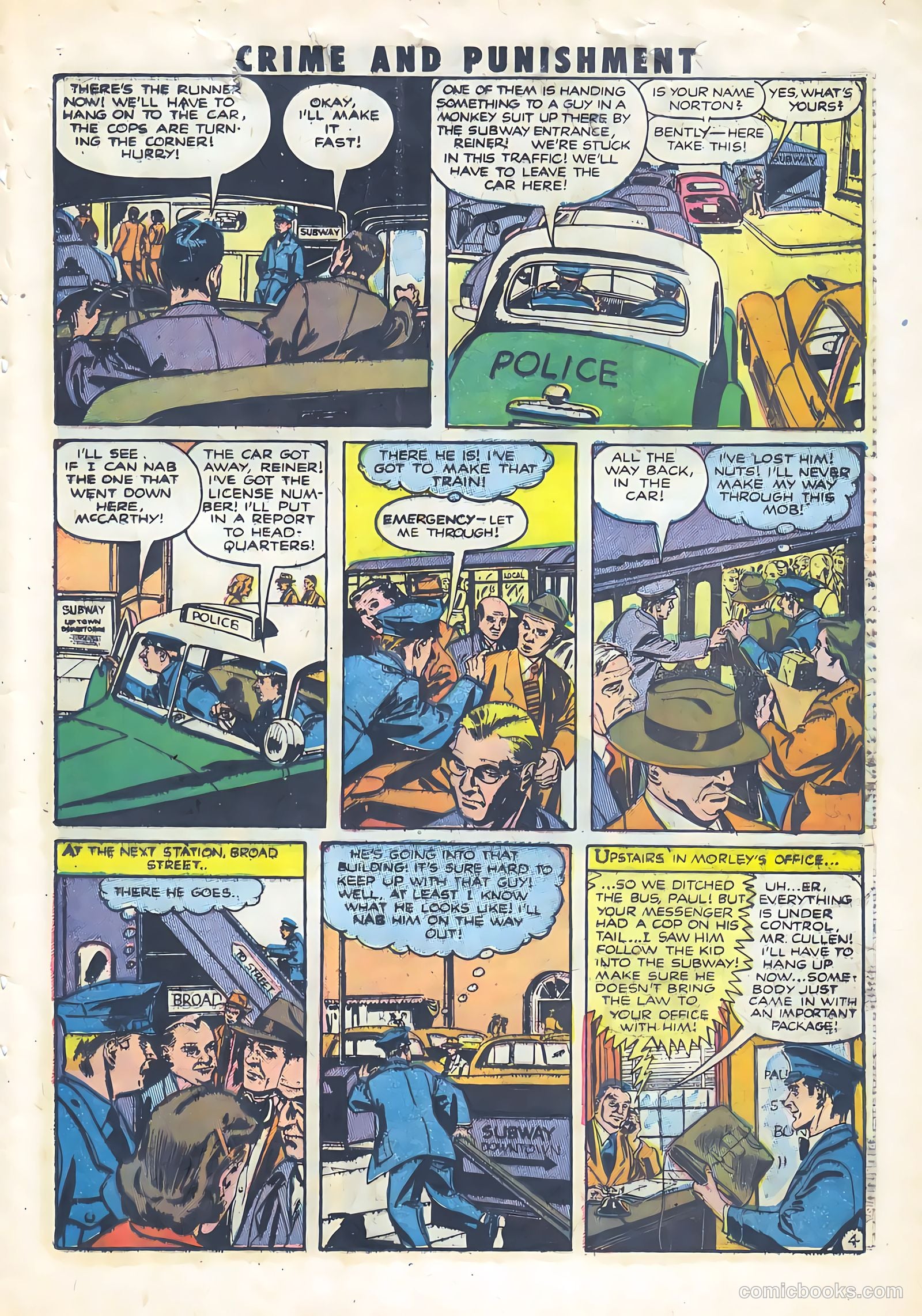 Crime and Punishment #48 (1952) — page 25 of 36