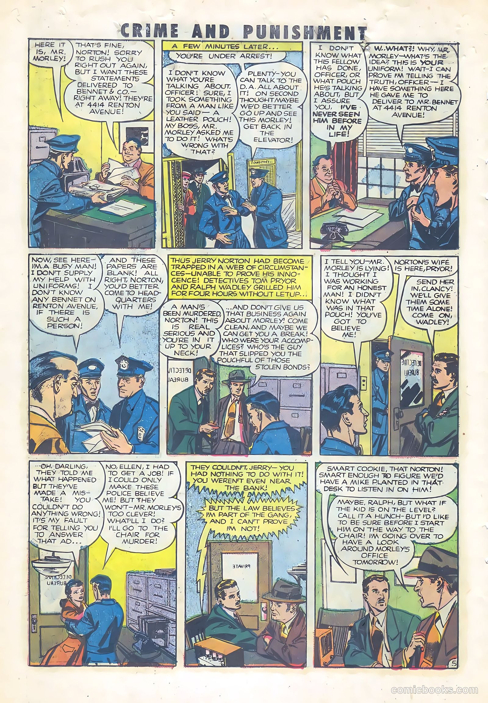 Crime and Punishment #48 (1952) — page 26 of 36