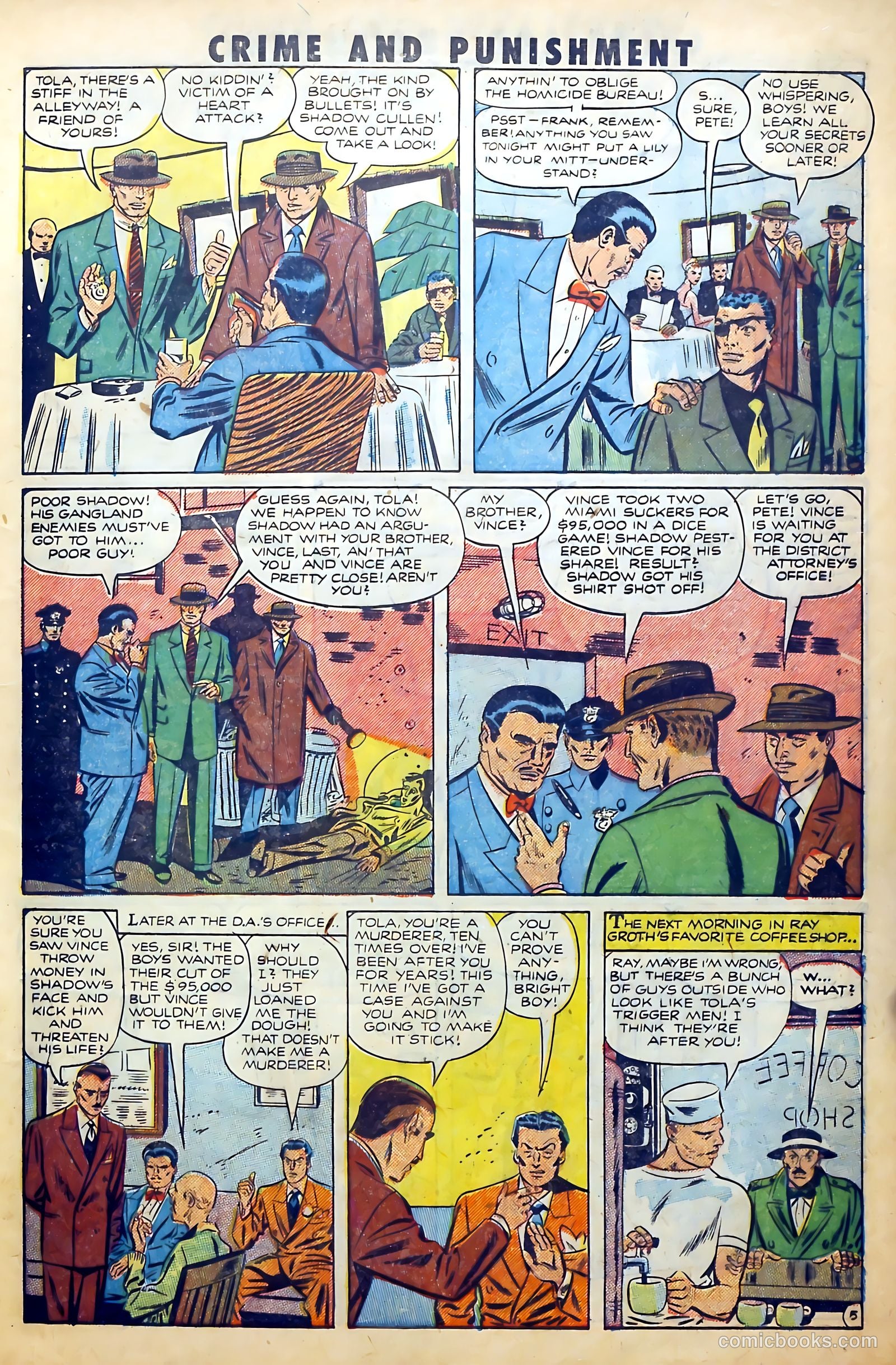 Crime and Punishment #49 (1952) — page 7 of 36