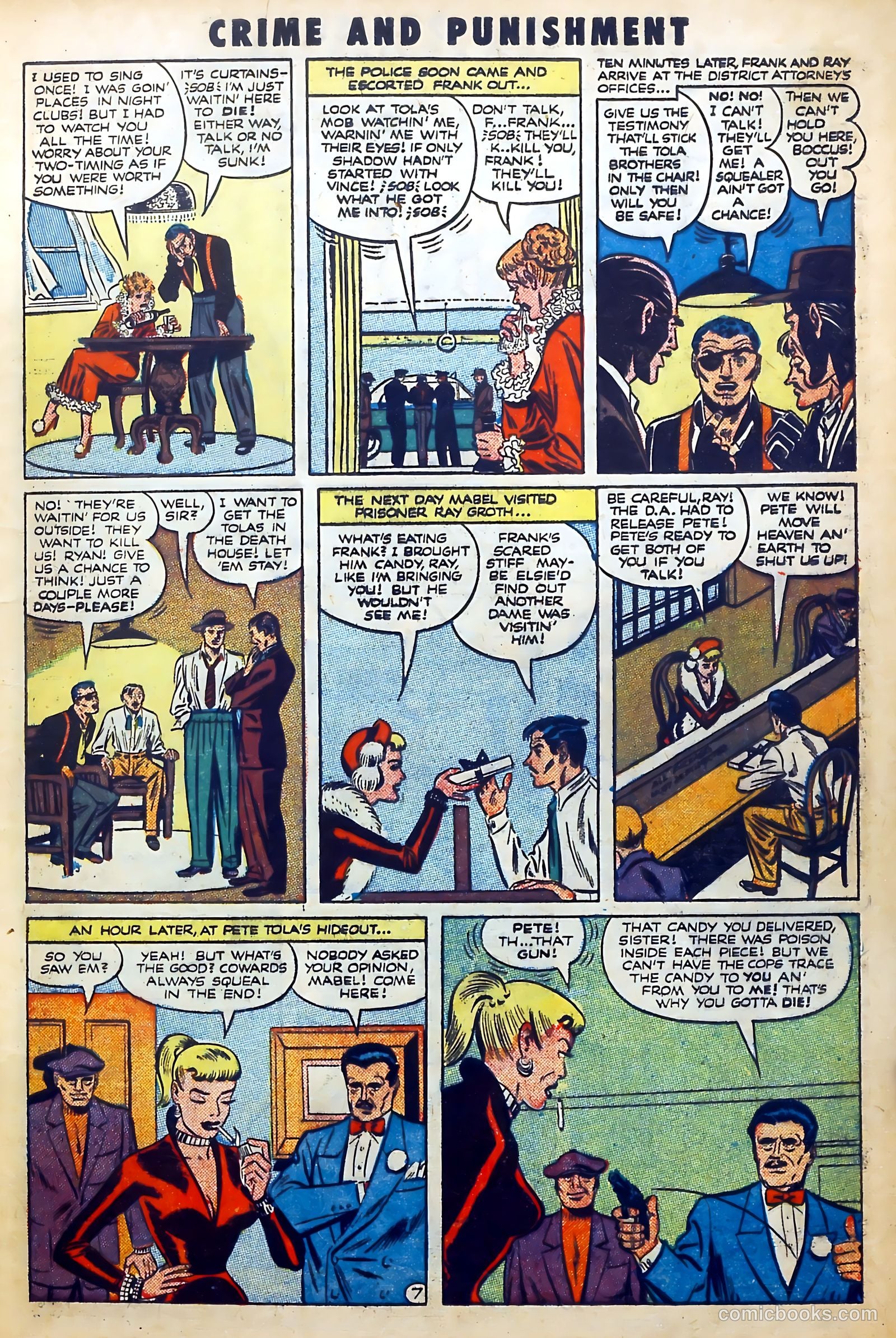 Crime and Punishment #49 (1952) — page 9 of 36