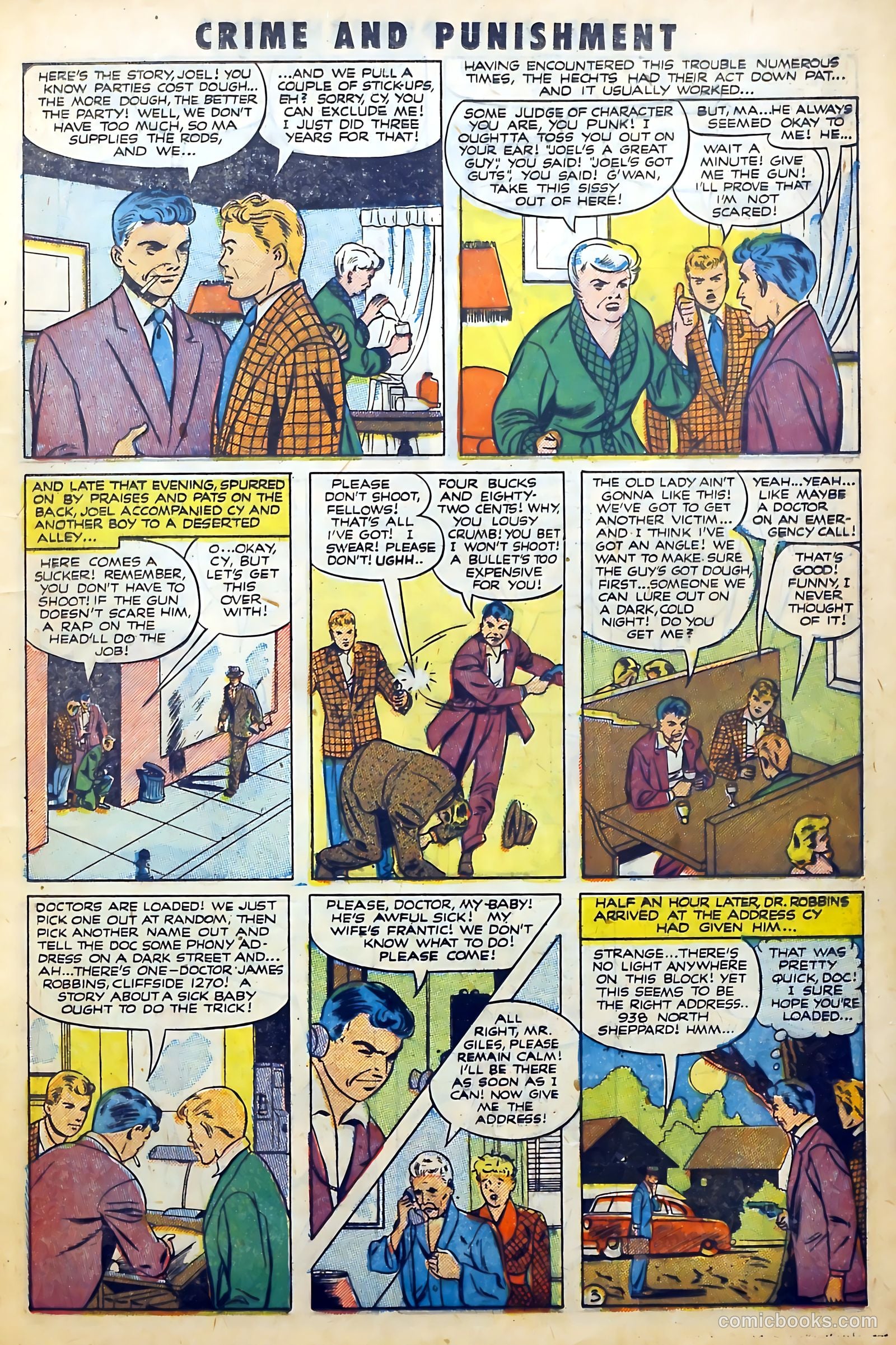 Crime and Punishment #49 (1952) — page 15 of 36
