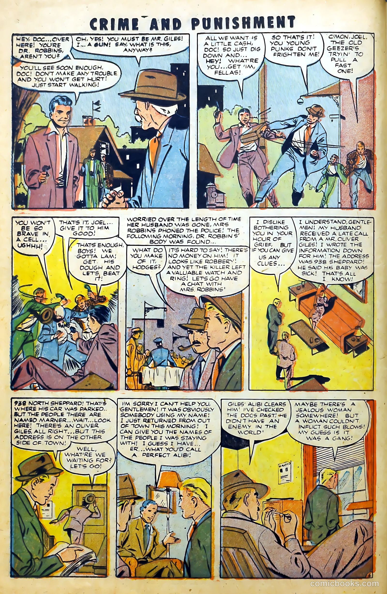 Crime and Punishment #49 (1952) — page 16 of 36