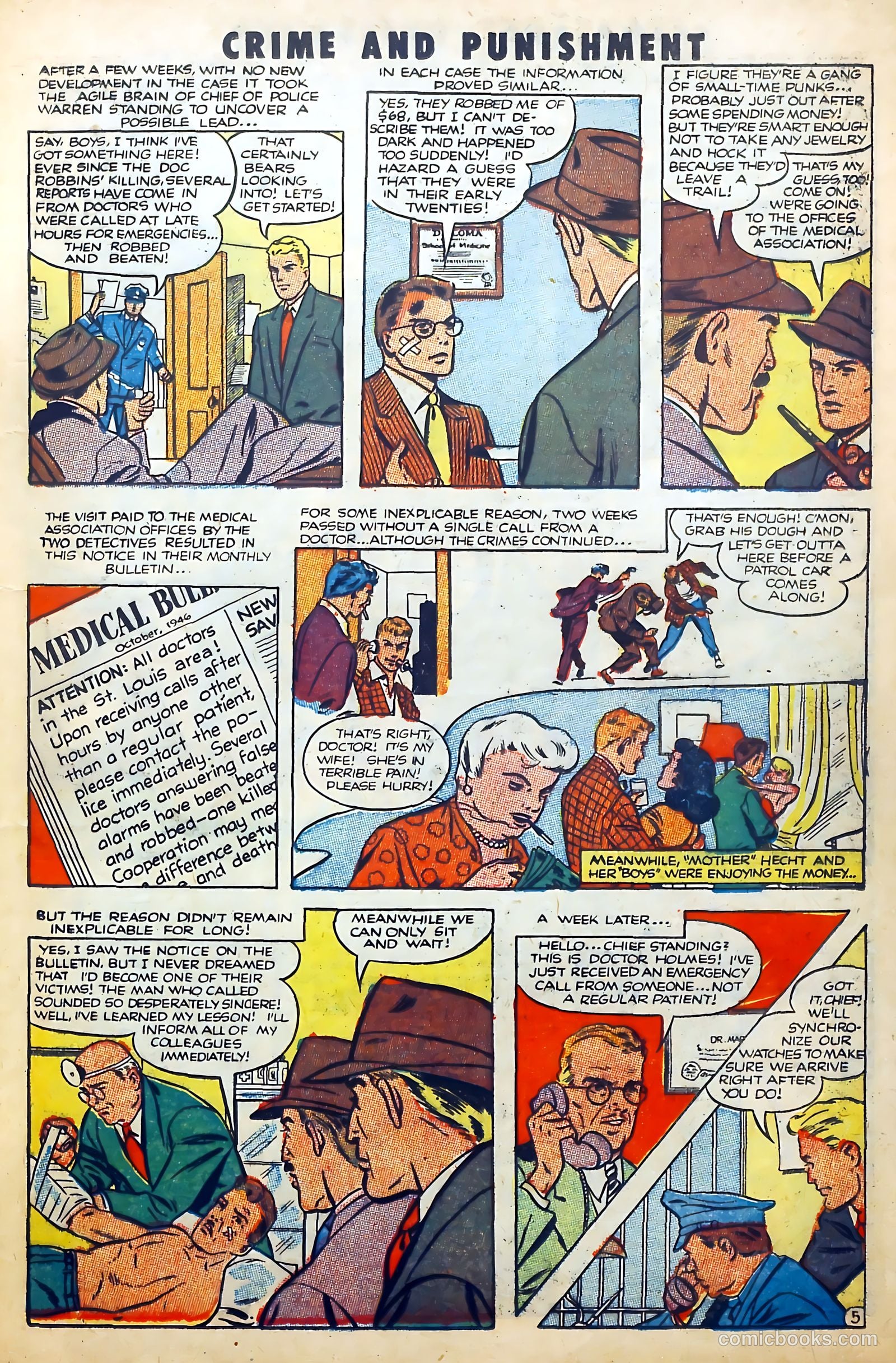 Crime and Punishment #49 (1952) — page 17 of 36