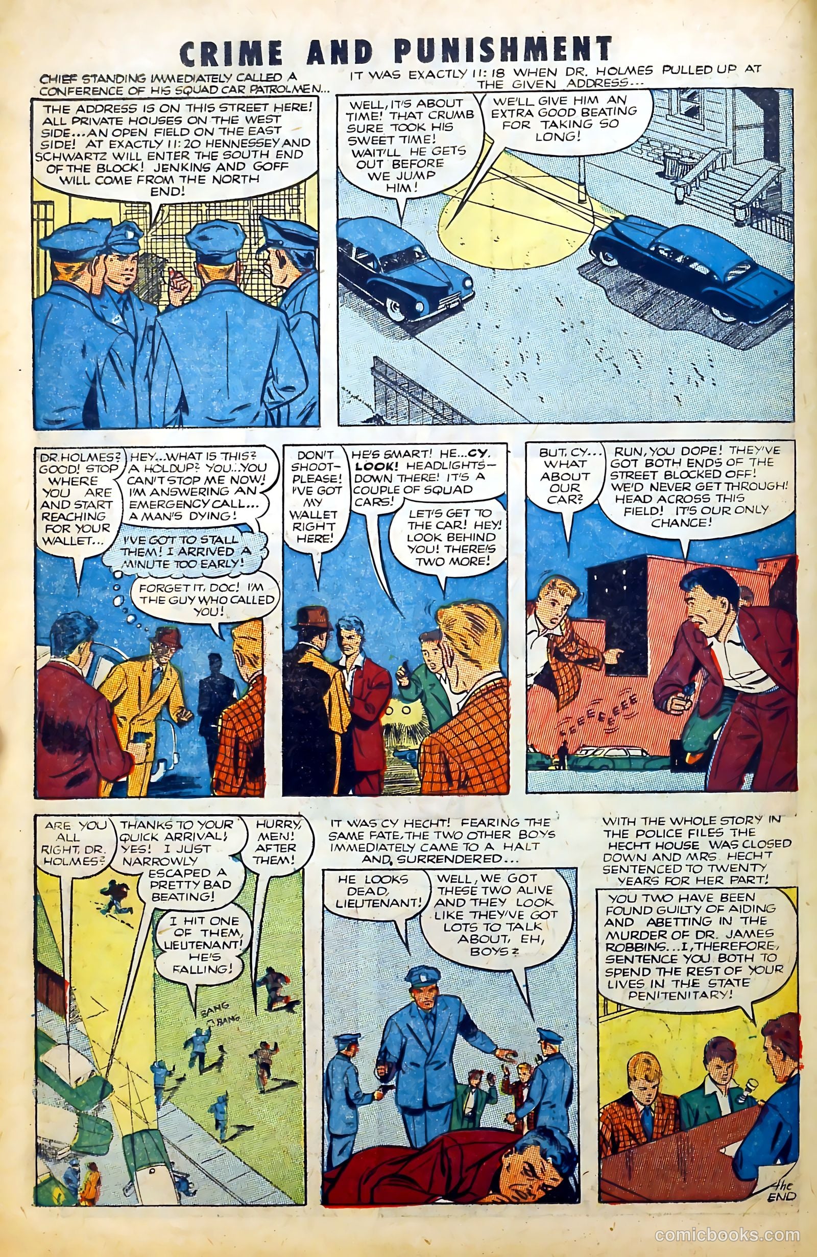 Crime and Punishment #49 (1952) — page 18 of 36