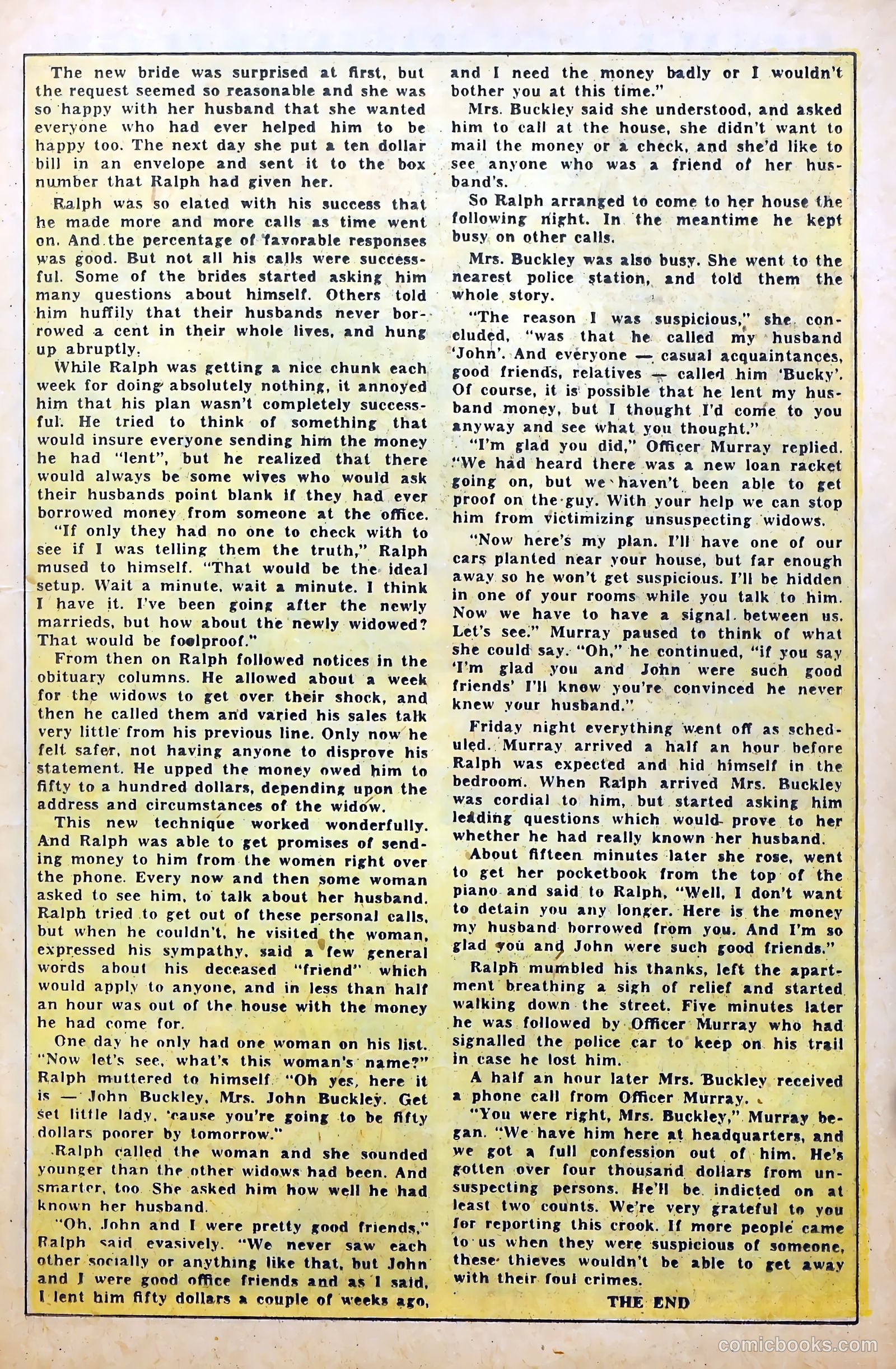 Crime and Punishment #49 (1952) — page 21 of 36