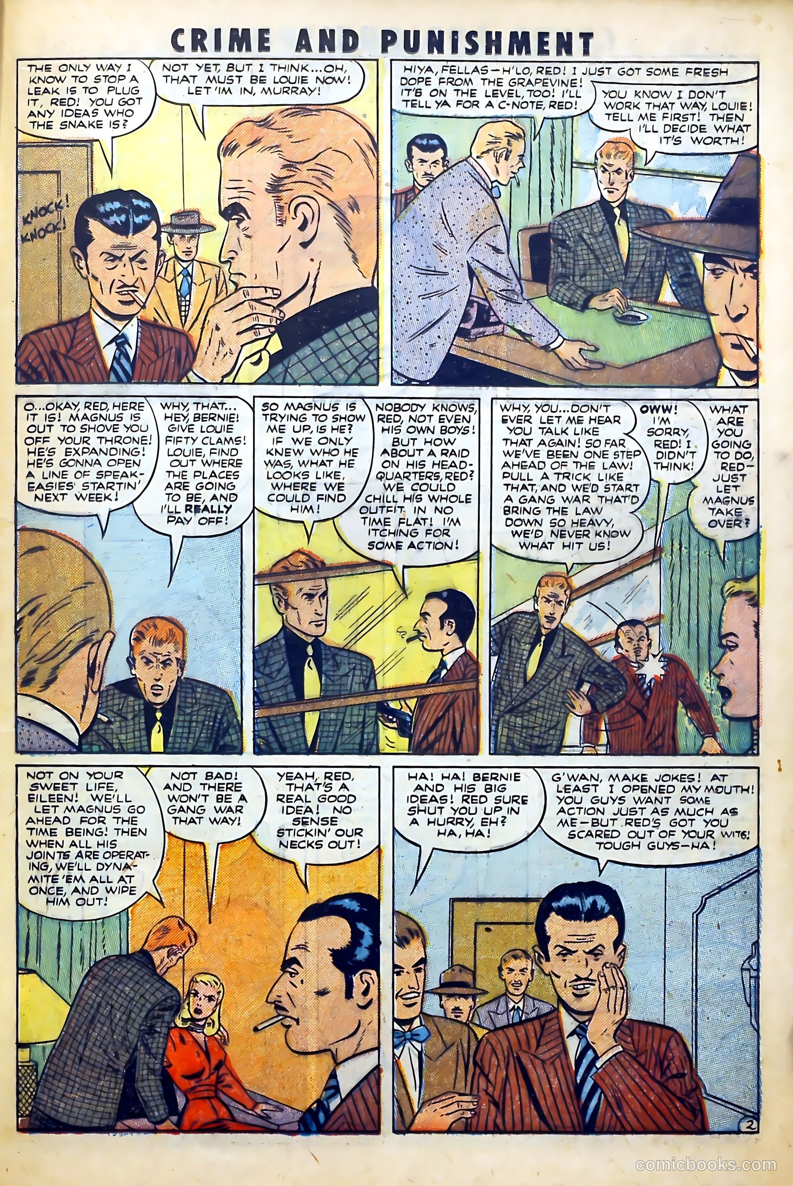 Crime and Punishment #49 (1952) — page 23 of 36
