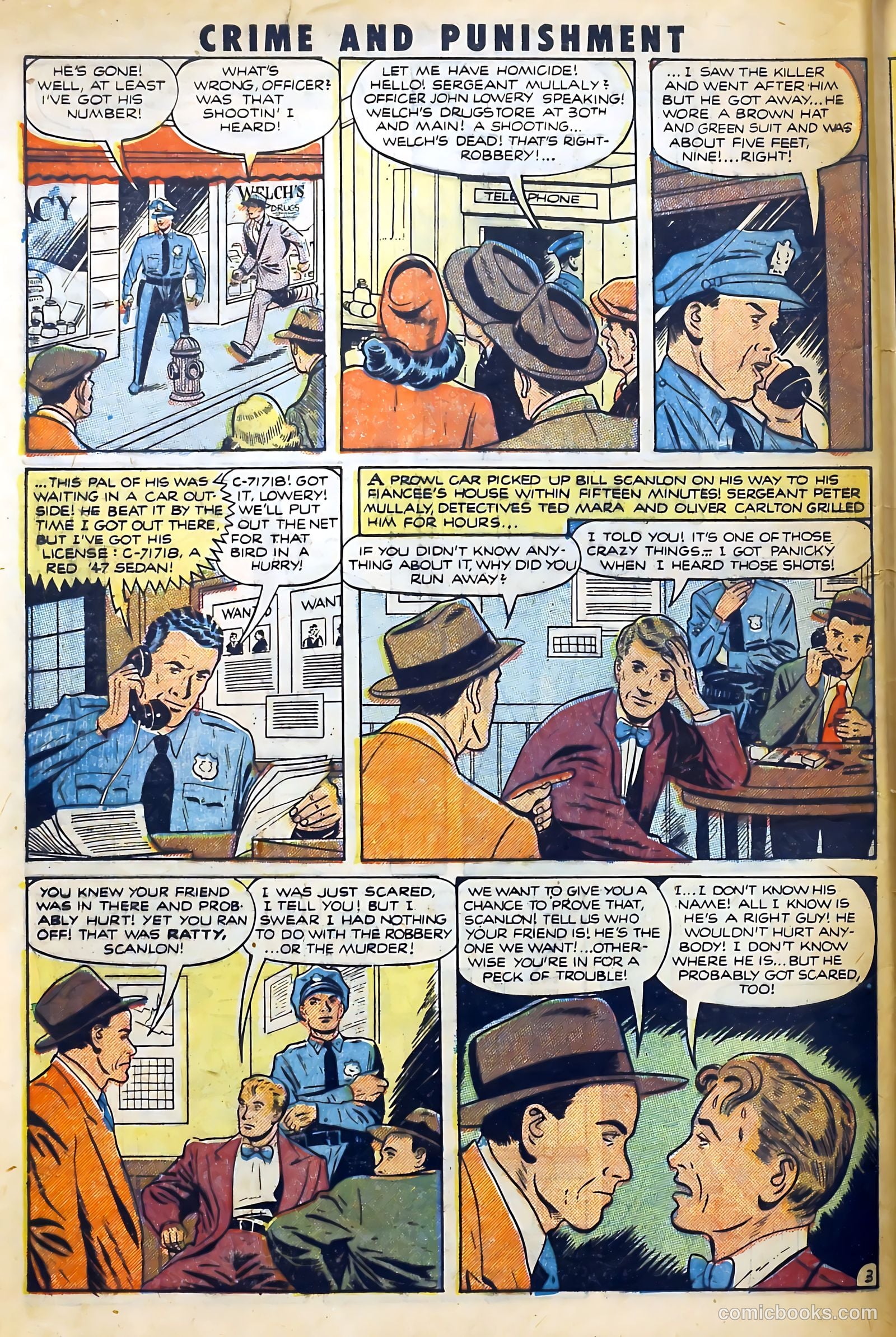 Crime and Punishment #49 (1952) — page 30 of 36