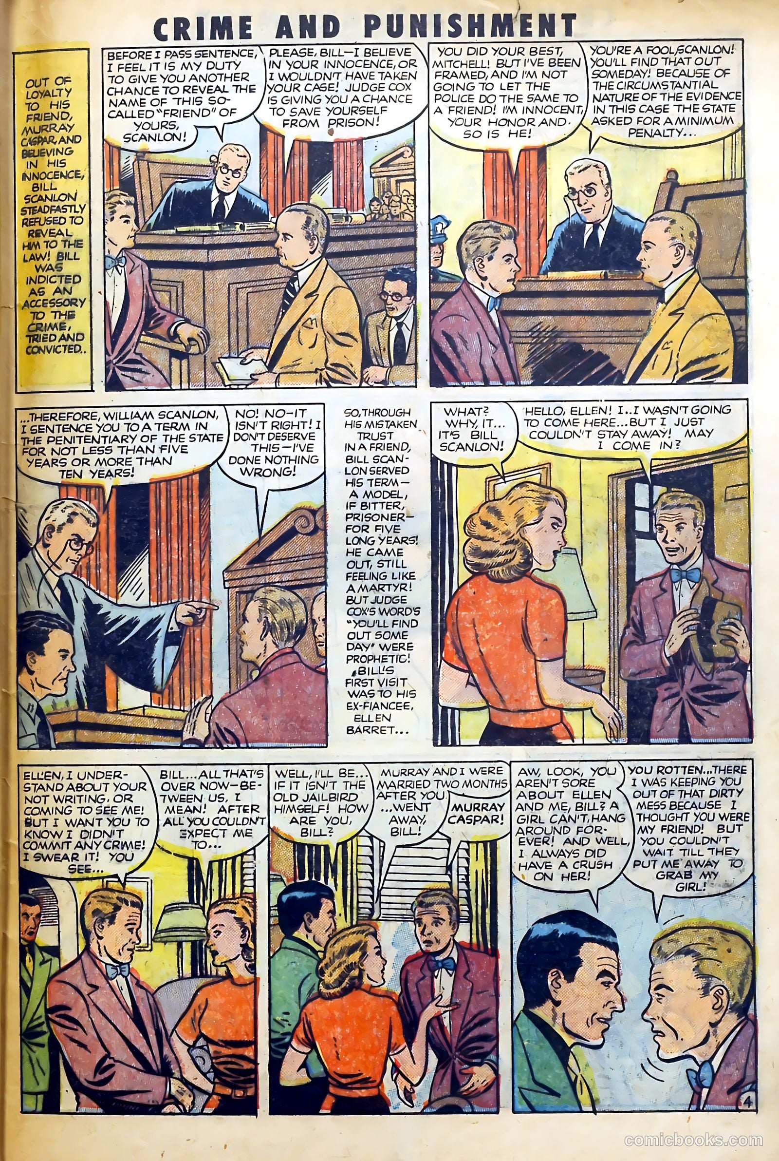 Crime and Punishment #49 (1952) — page 31 of 36