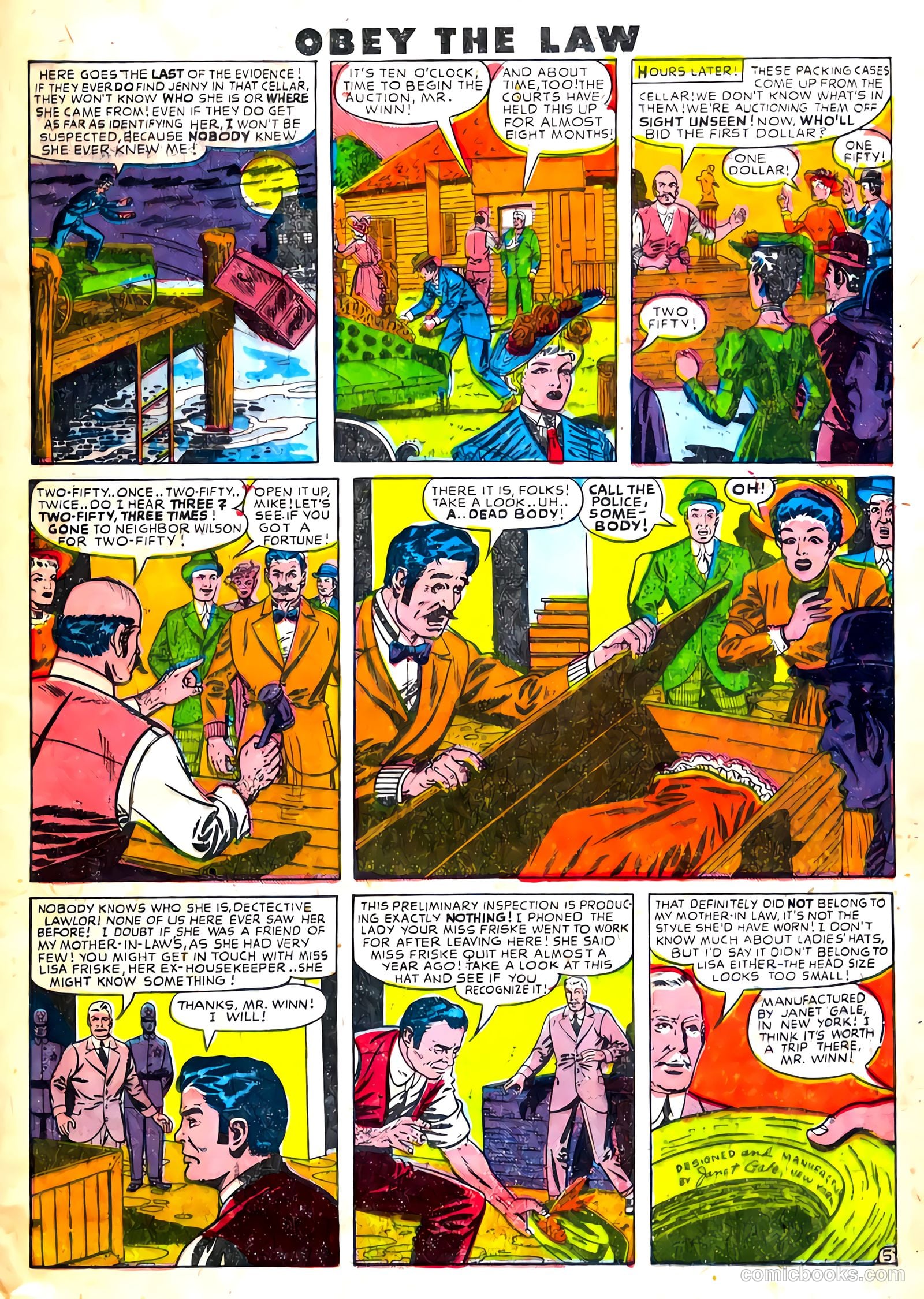 Crime and Punishment #5 (1948) — page 45 of 52