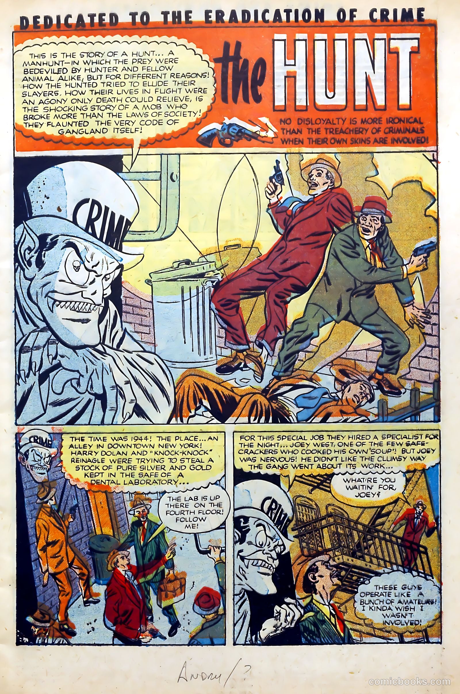 Crime and Punishment #50 (1952) — page 3 of 36
