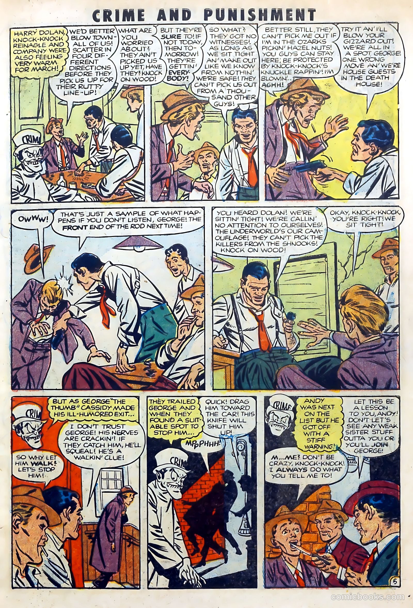 Crime and Punishment #50 (1952) — page 7 of 36