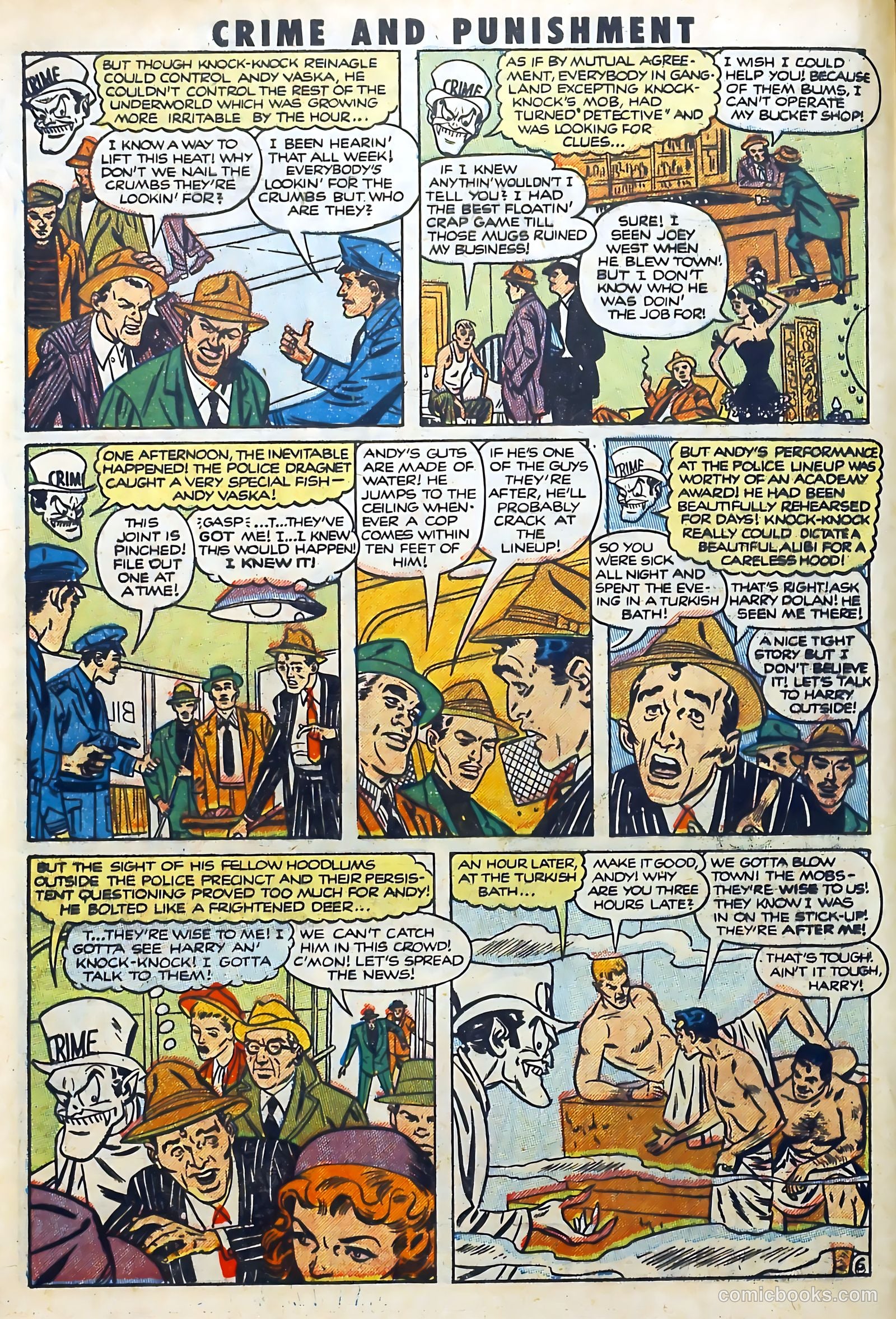 Crime and Punishment #50 (1952) — page 8 of 36