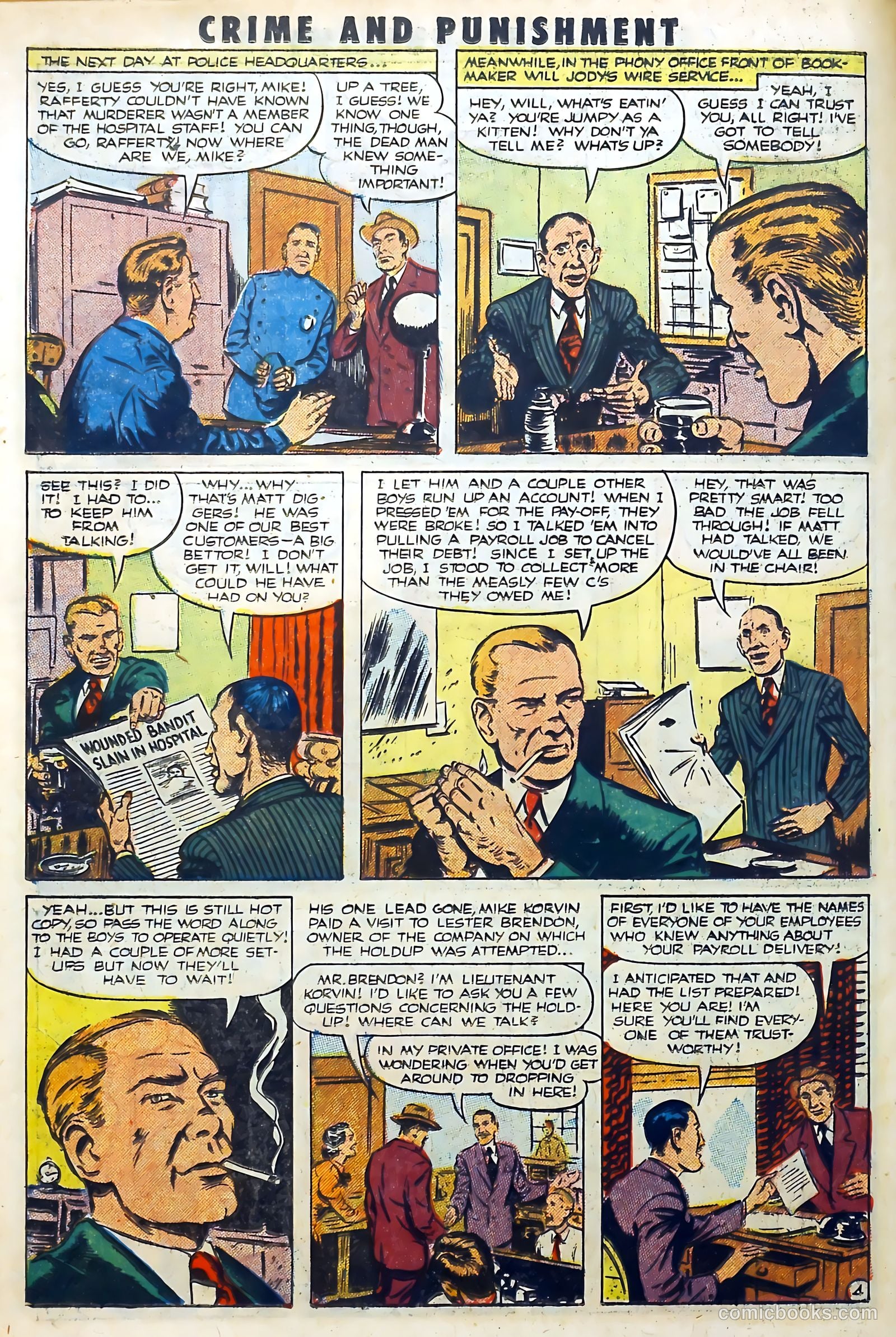 Crime and Punishment #50 (1952) — page 14 of 36